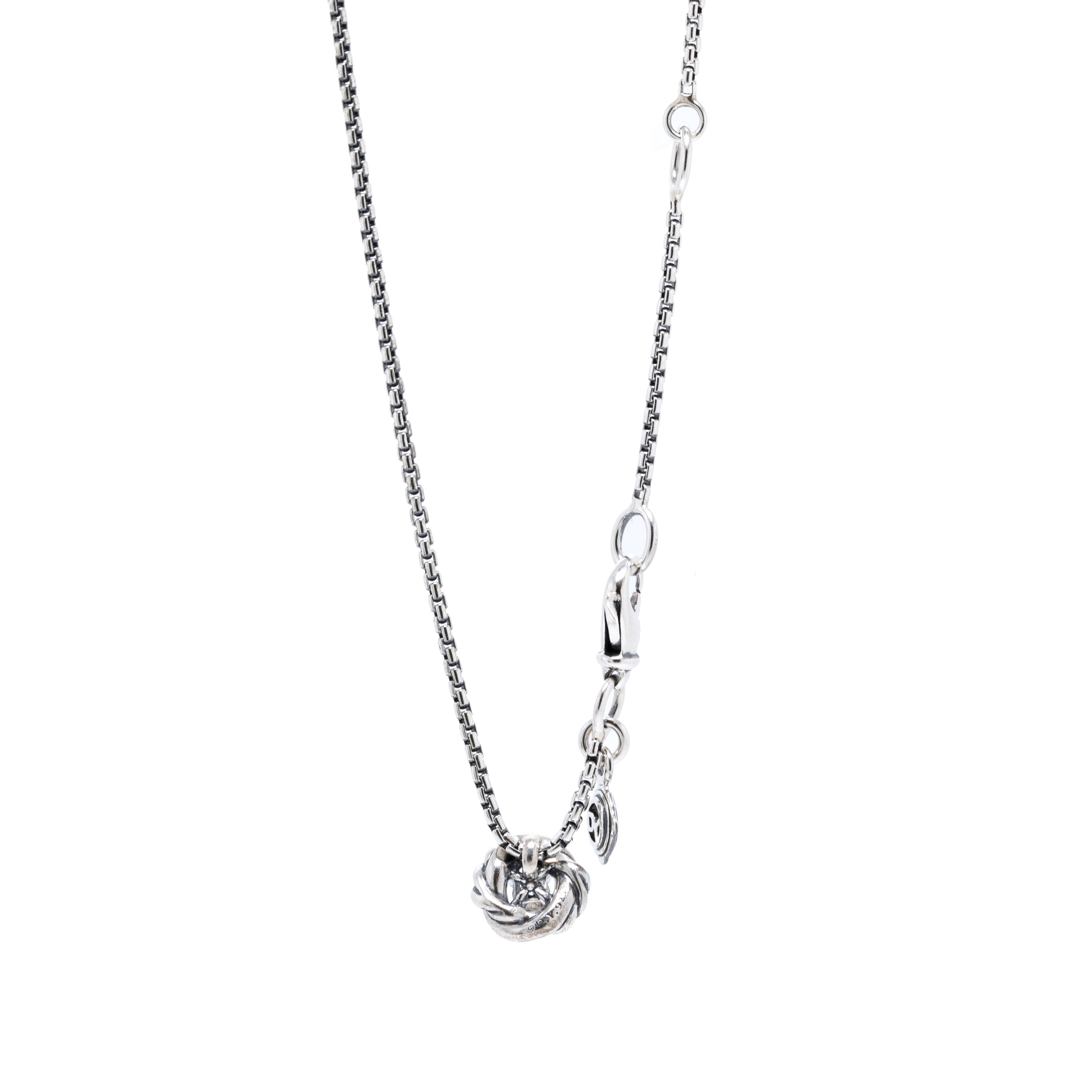 David Yurman Petite Infinity Pendant Necklace with Diamonds