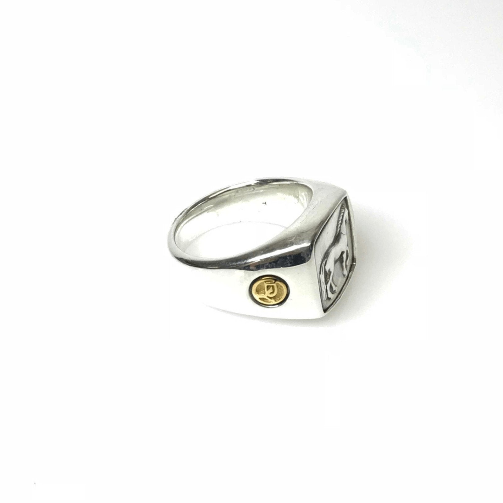 David Yurman Petrvs Horse Signet Ring