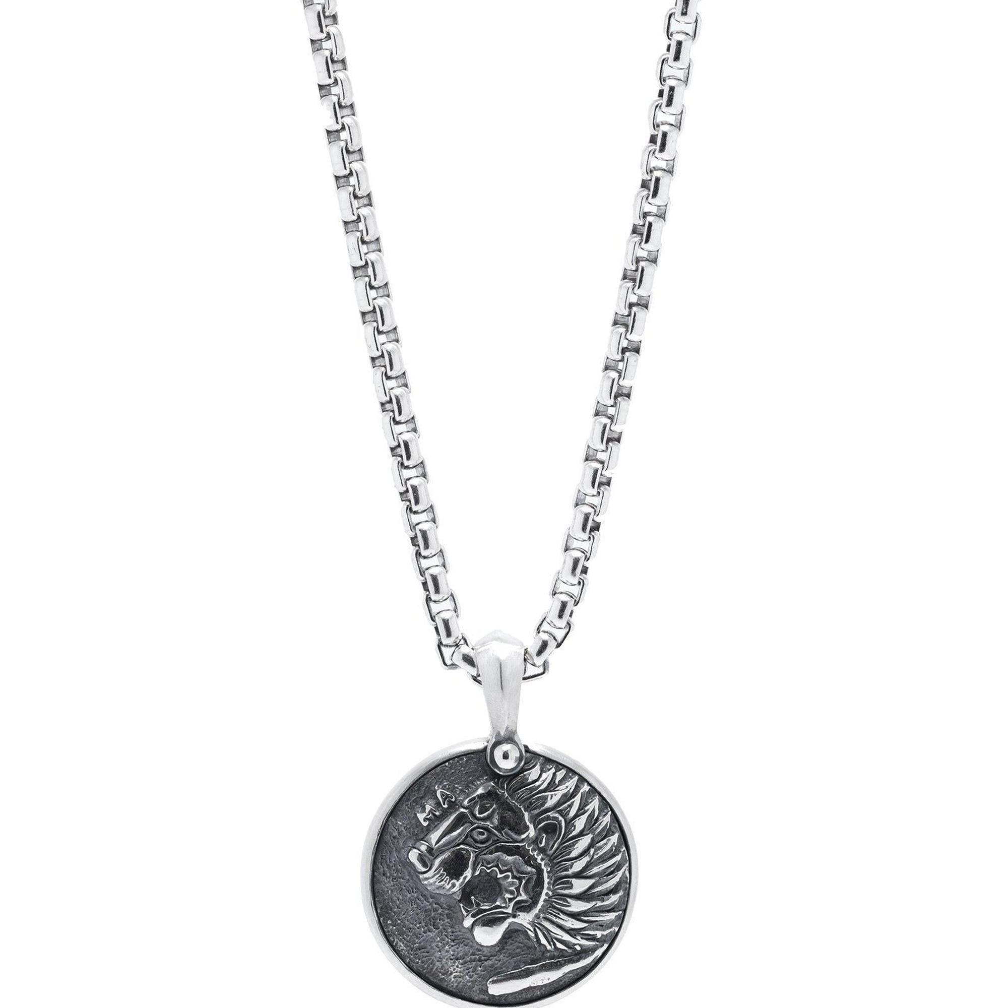 David Yurman Petrvs Lion Amulet Pendant Necklace