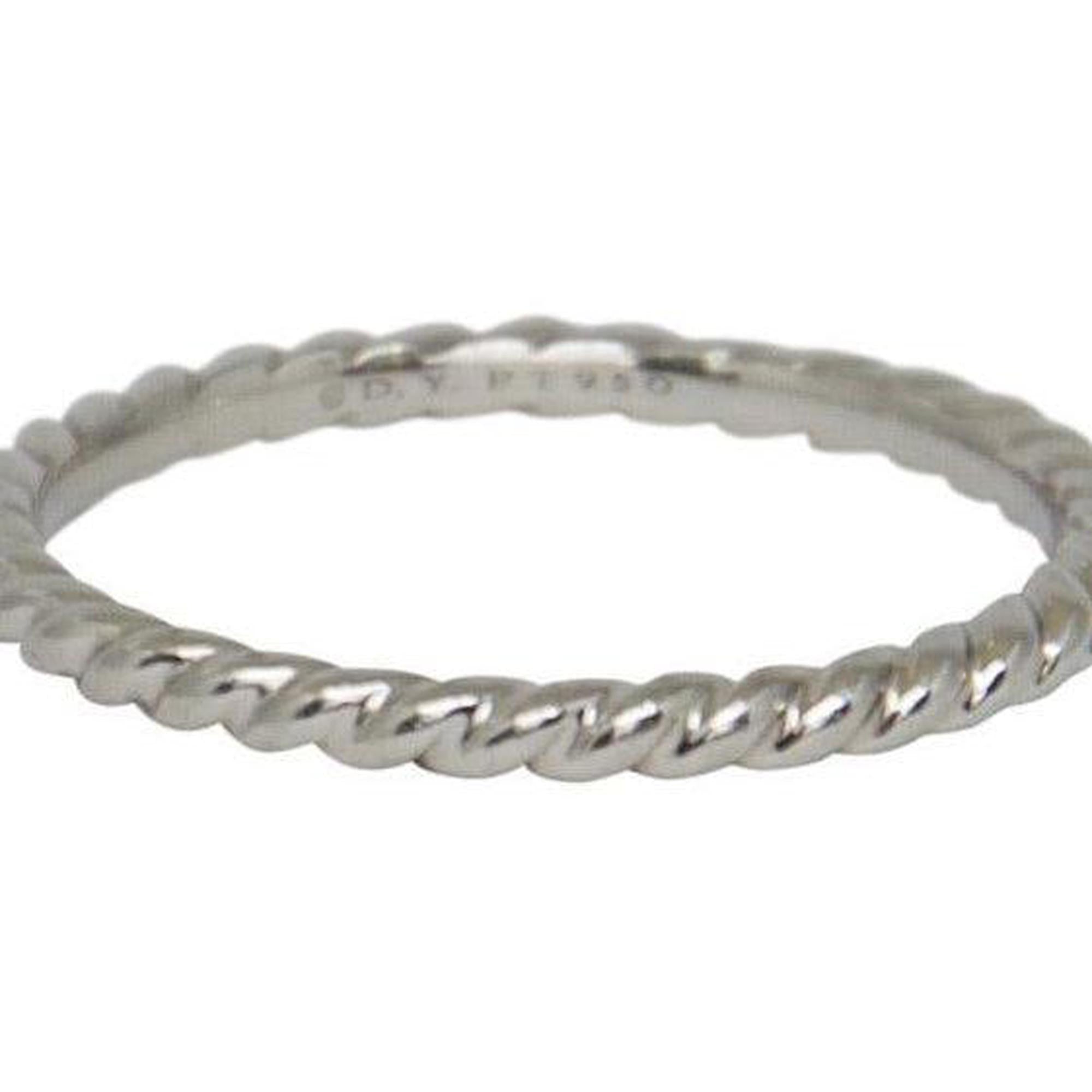 David Yurman Platinum Unity Cable Wedding Band Ring