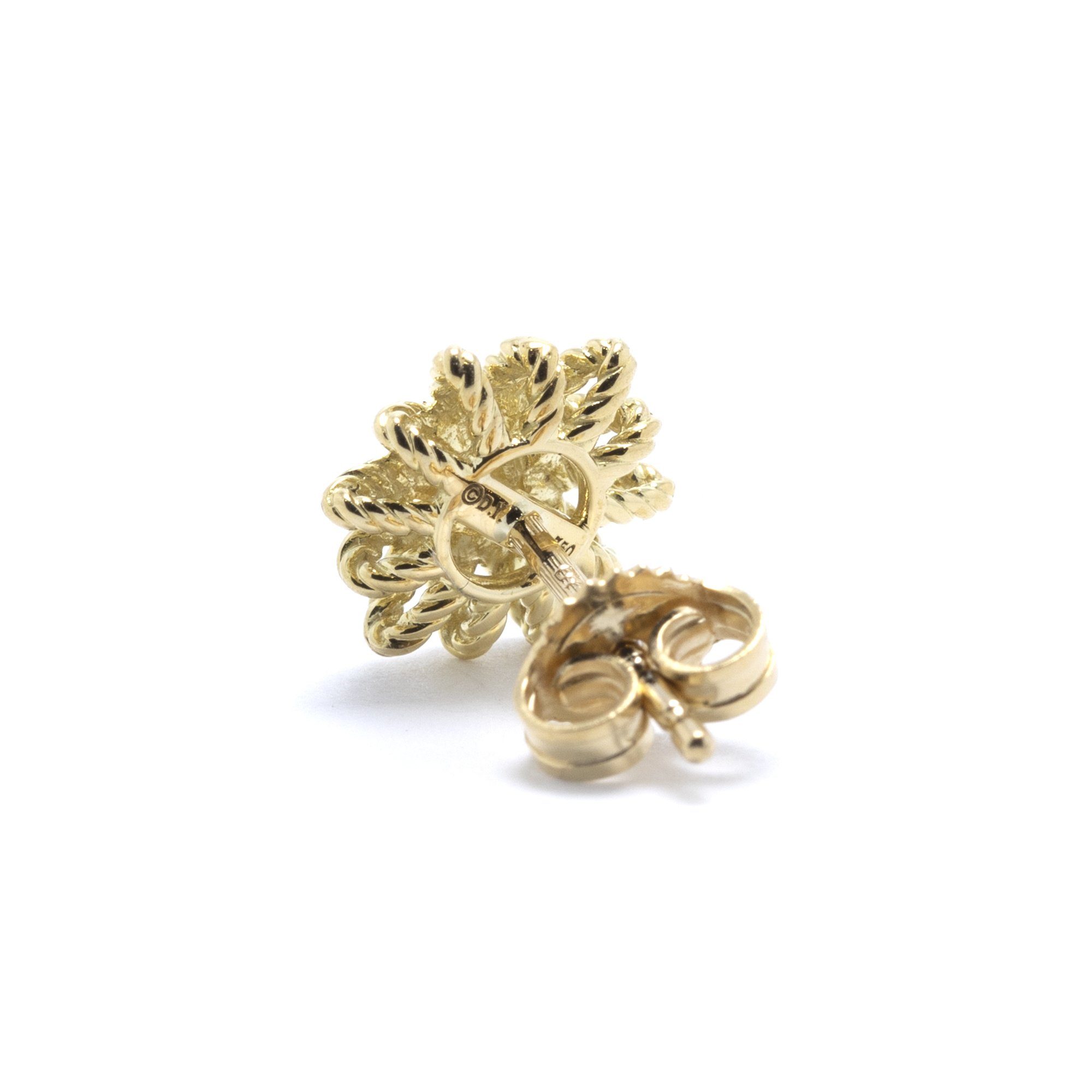 David Yurman Single Starburst Earring with Diamonds