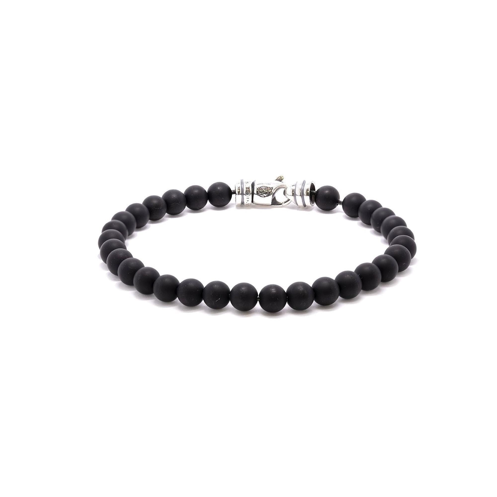 David Yurman Spiritual Beads Black Onyx Bracelet