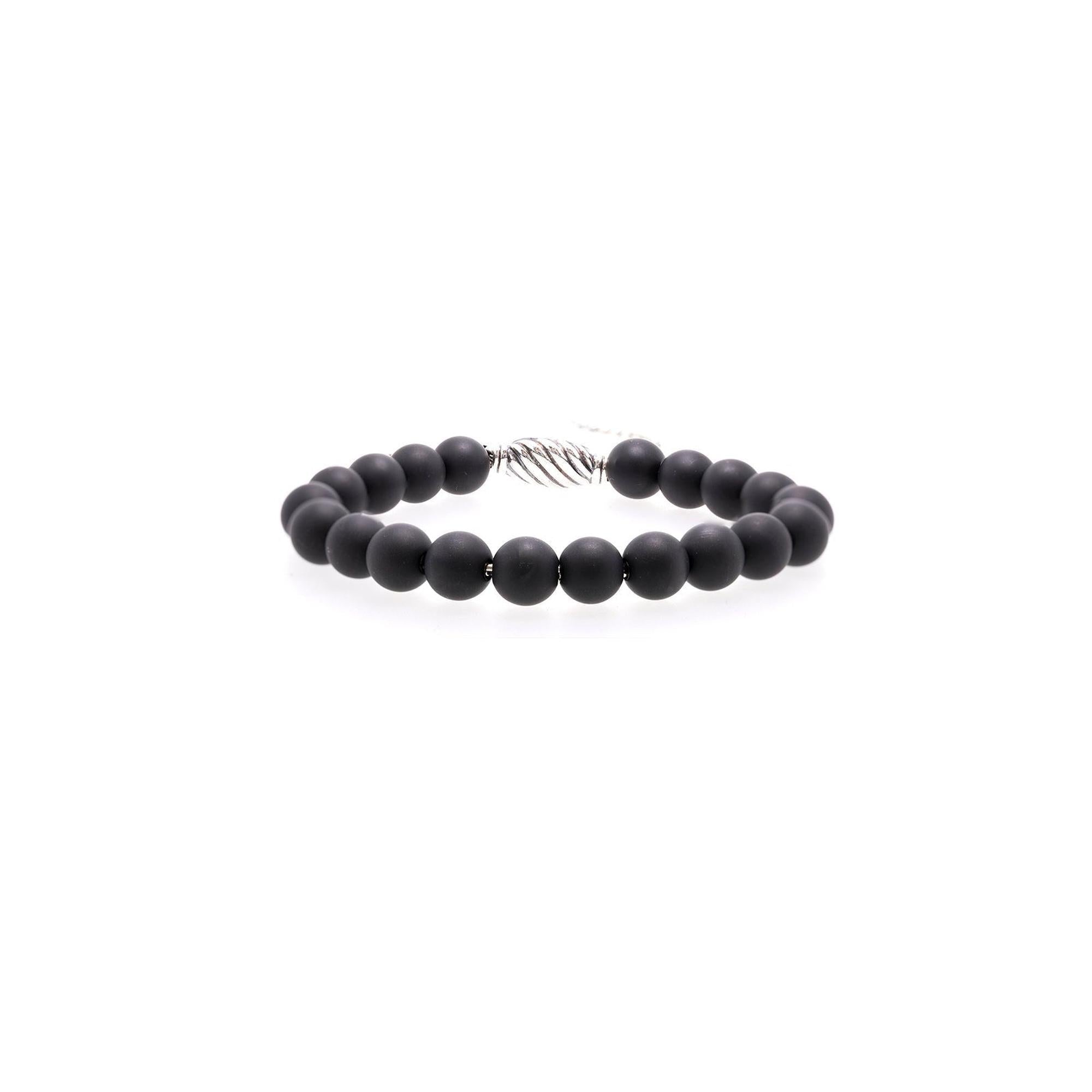 David Yurman Spiritual Beads Black Onyx Bracelet