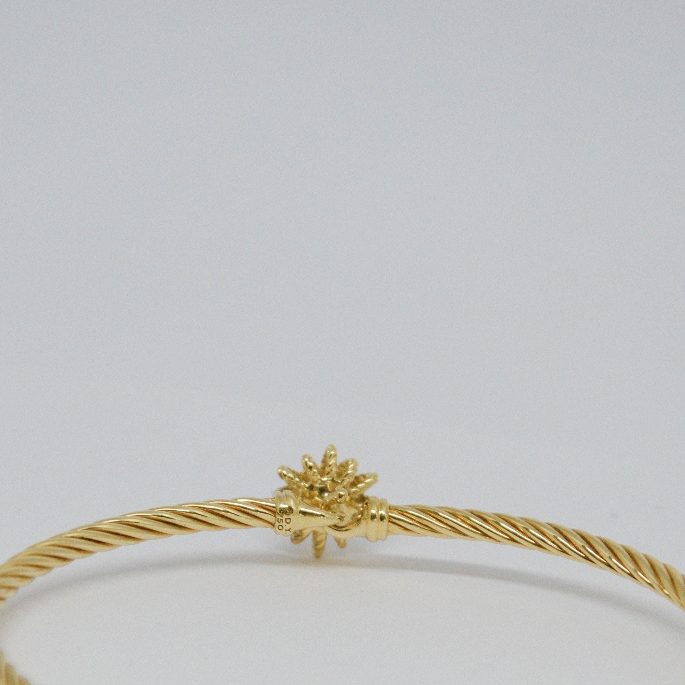 David Yurman Starburst Cable Bracelet with Diamonds