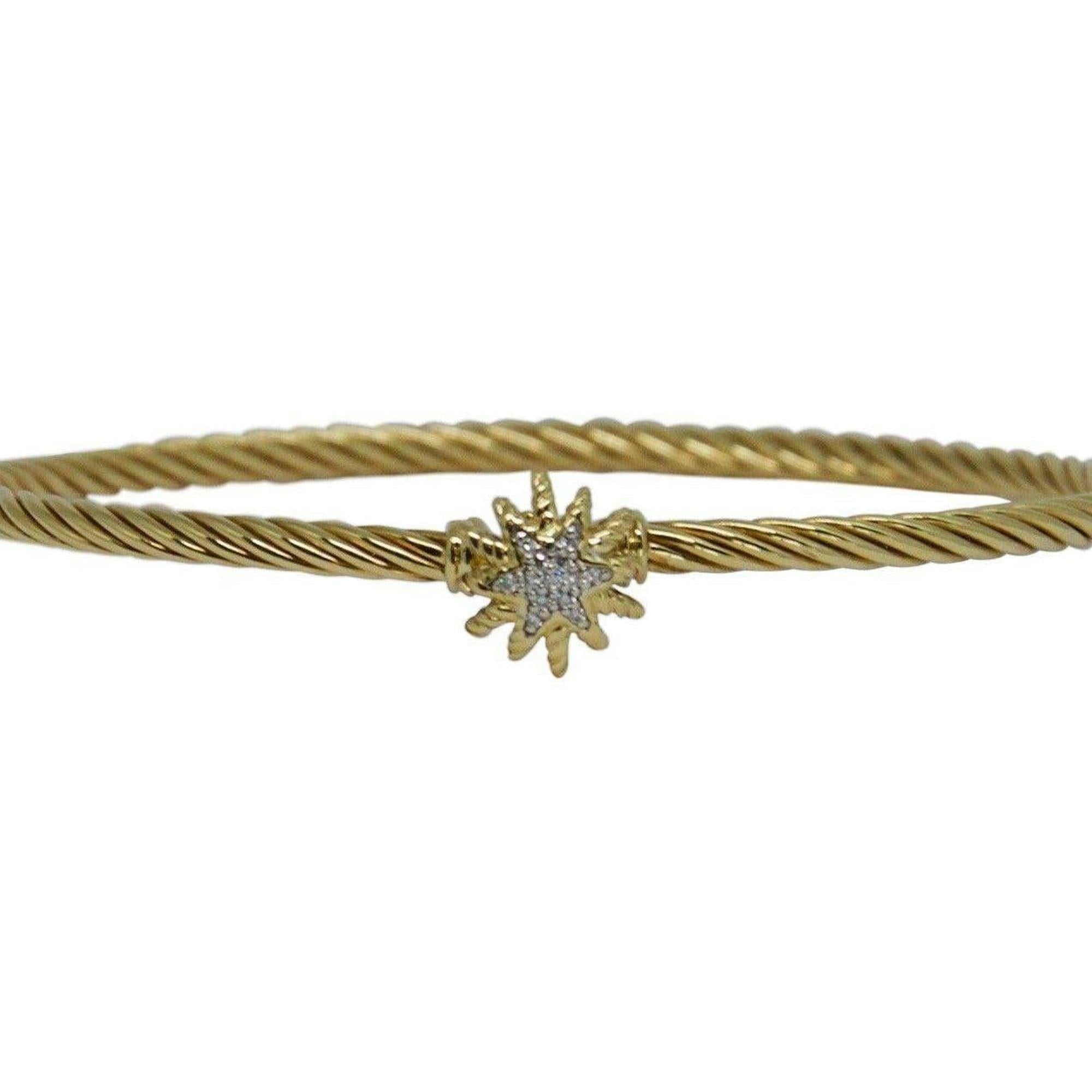 David Yurman Starburst Cable Bracelet with Diamonds