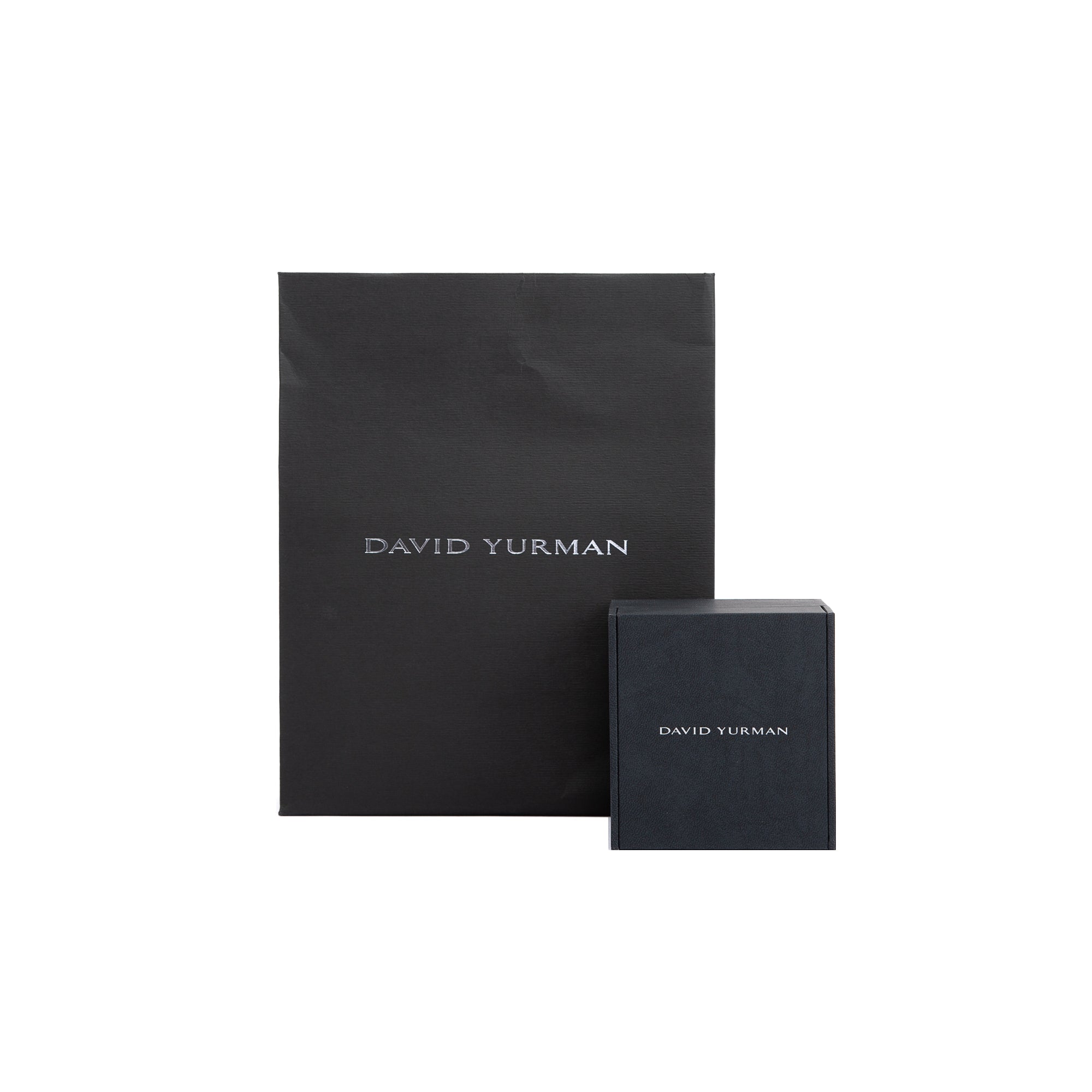 David Yurman Sterling Silver & 18k Yellow Wellesley Link Cuff Bracelet w/ Box & Receipt