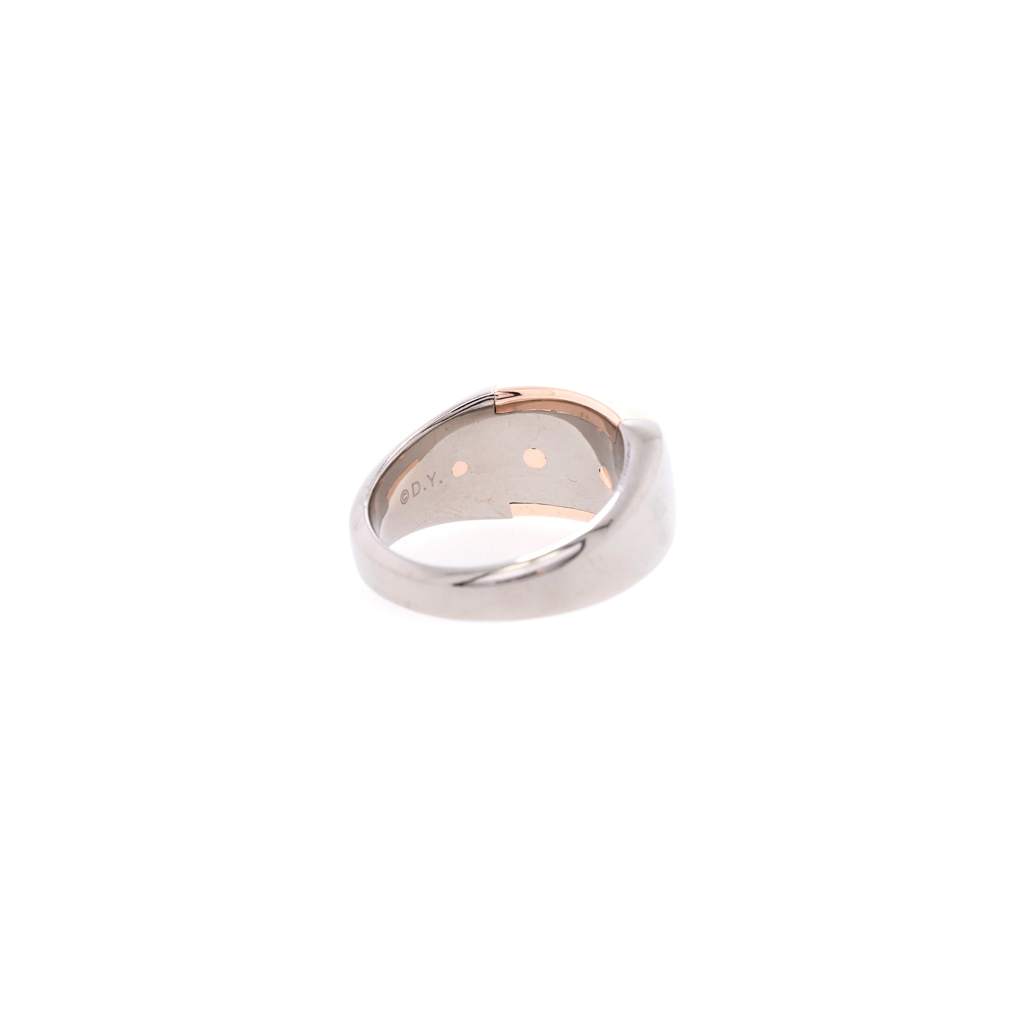 David Yurman Titanium & 18k Gold Signet Ring