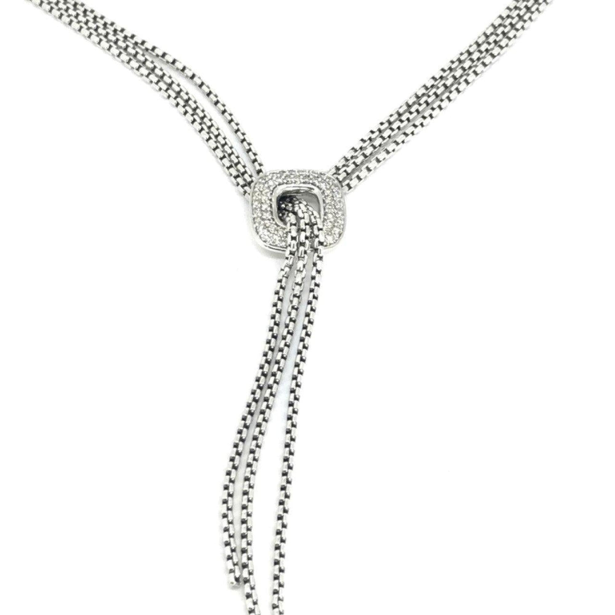 David Yurman Triple Strand Lariate Necklace