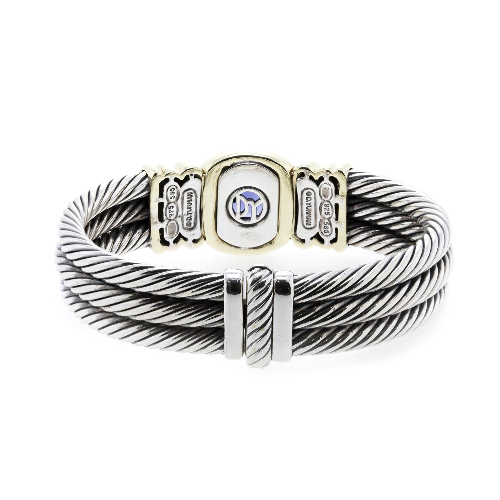 David Yurman Two-Tone Albion Cable Bracelet