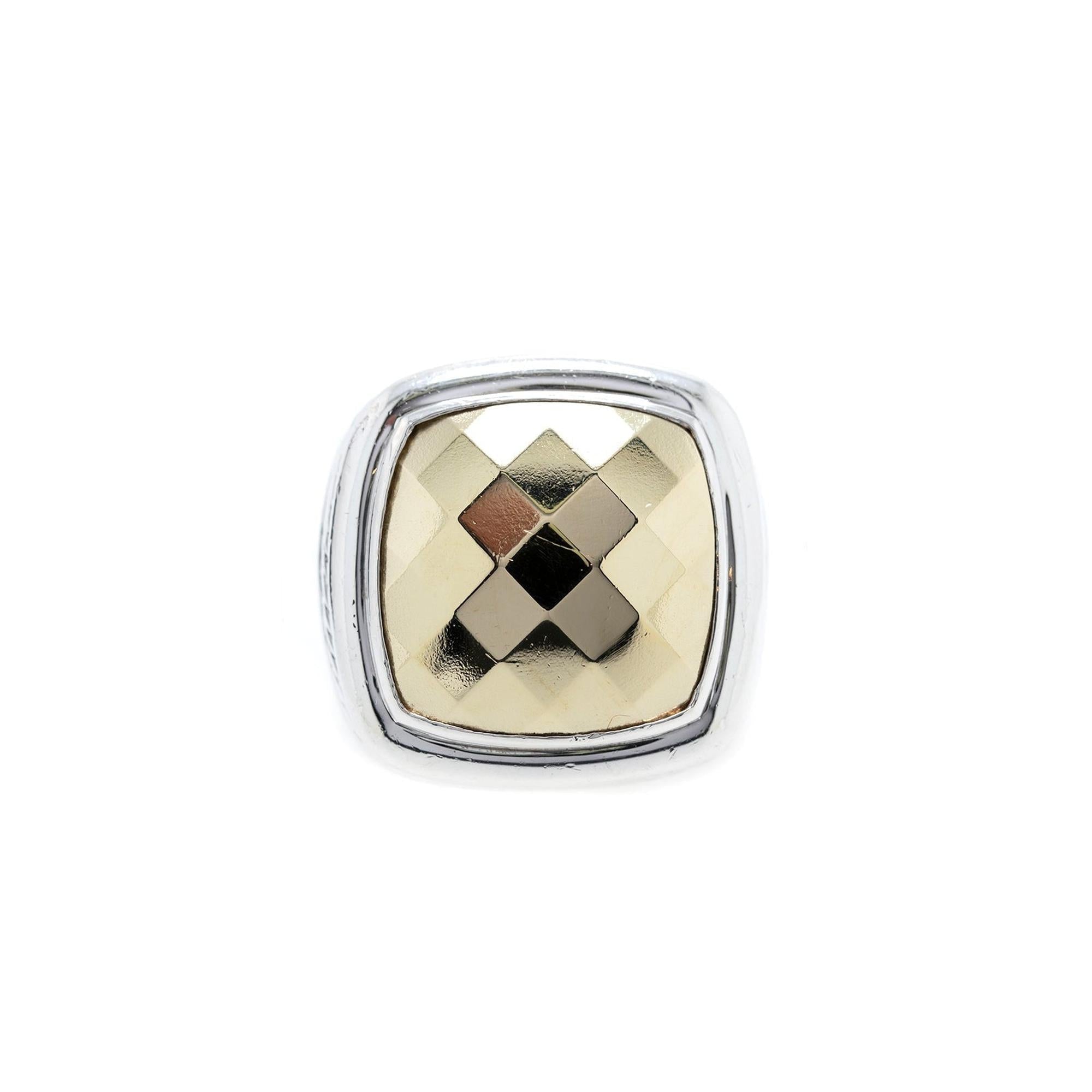 David Yurman Two-Tone Albion Cocktail Ring