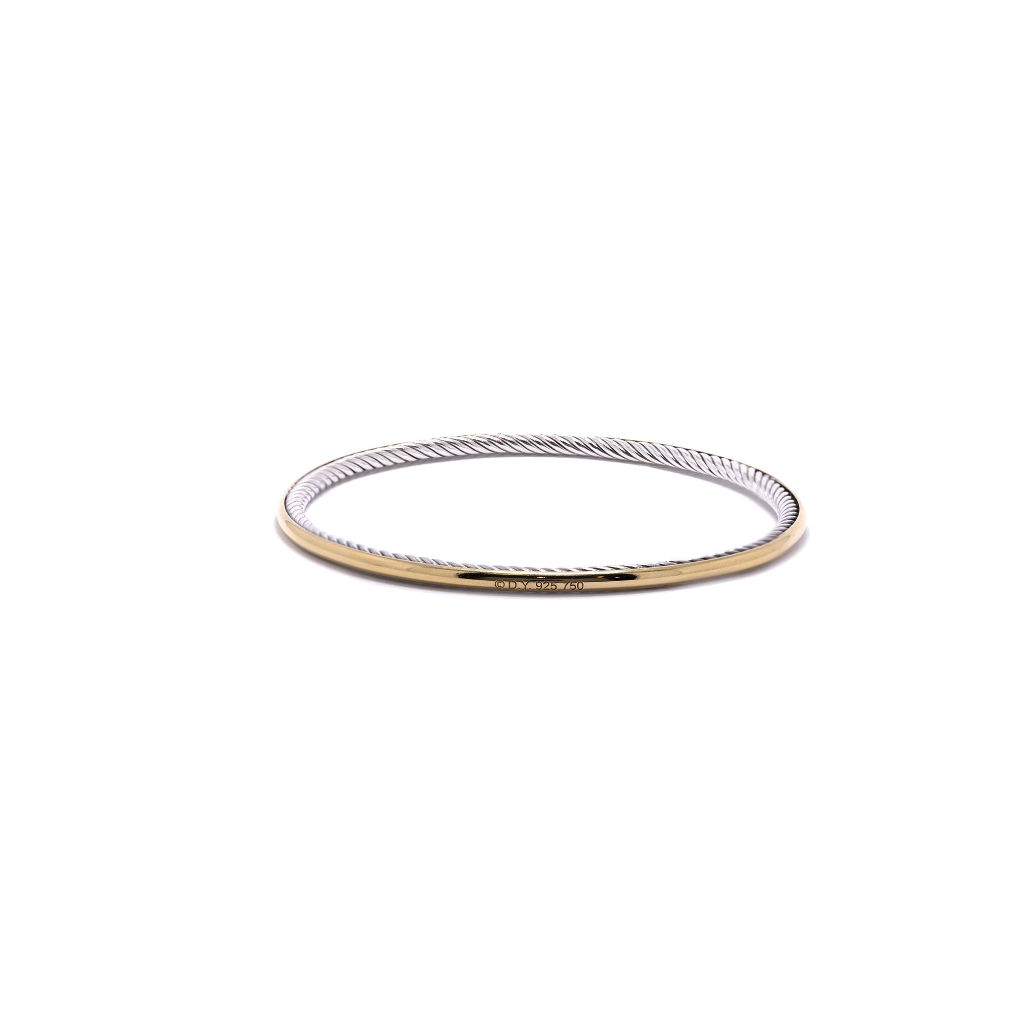 David Yurman Two-Tone Bangle Bracelet