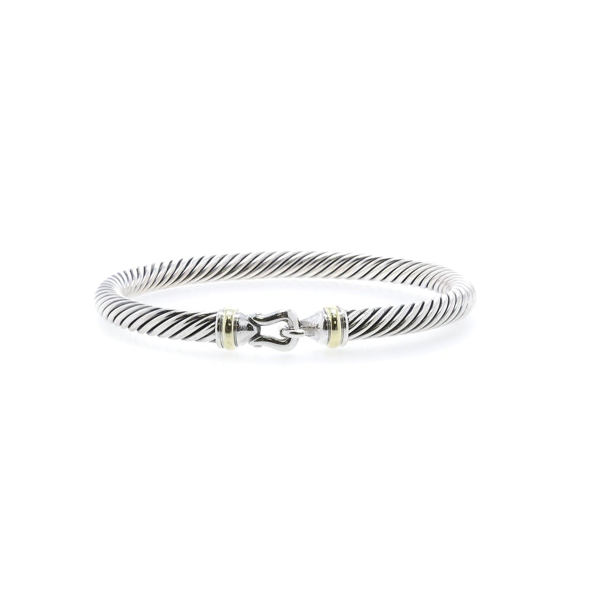 David Yurman Two-Tone Cable Classics Buckle Bracelet