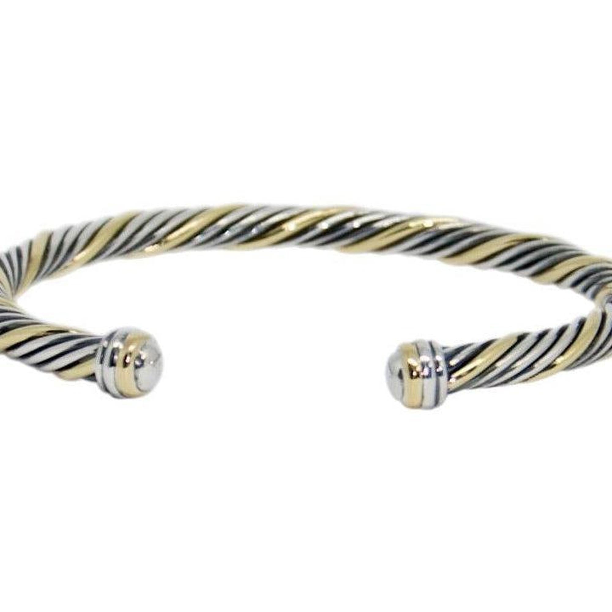 David Yurman Two-Tone Cable Cuff Bracelet