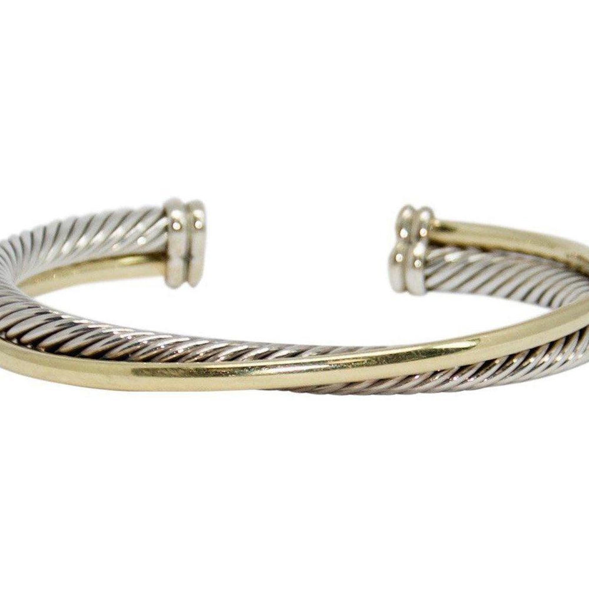 David Yurman Two-Tone Crossover Cuff Bracelet