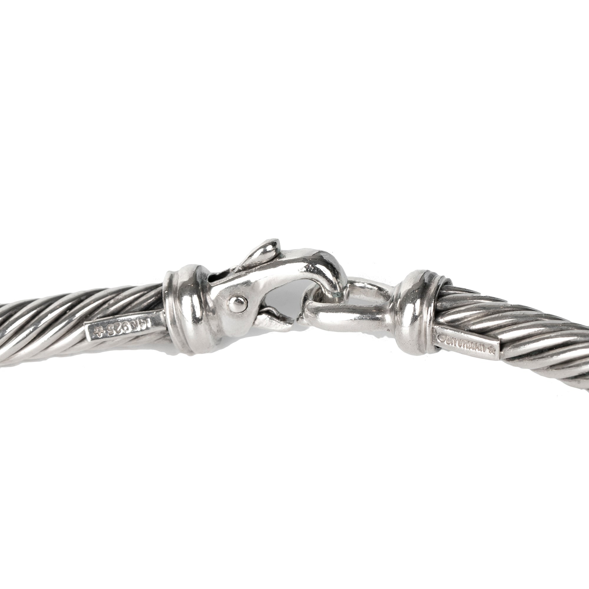 David Yurman Two-Tone Triple X Cable Collar Necklace