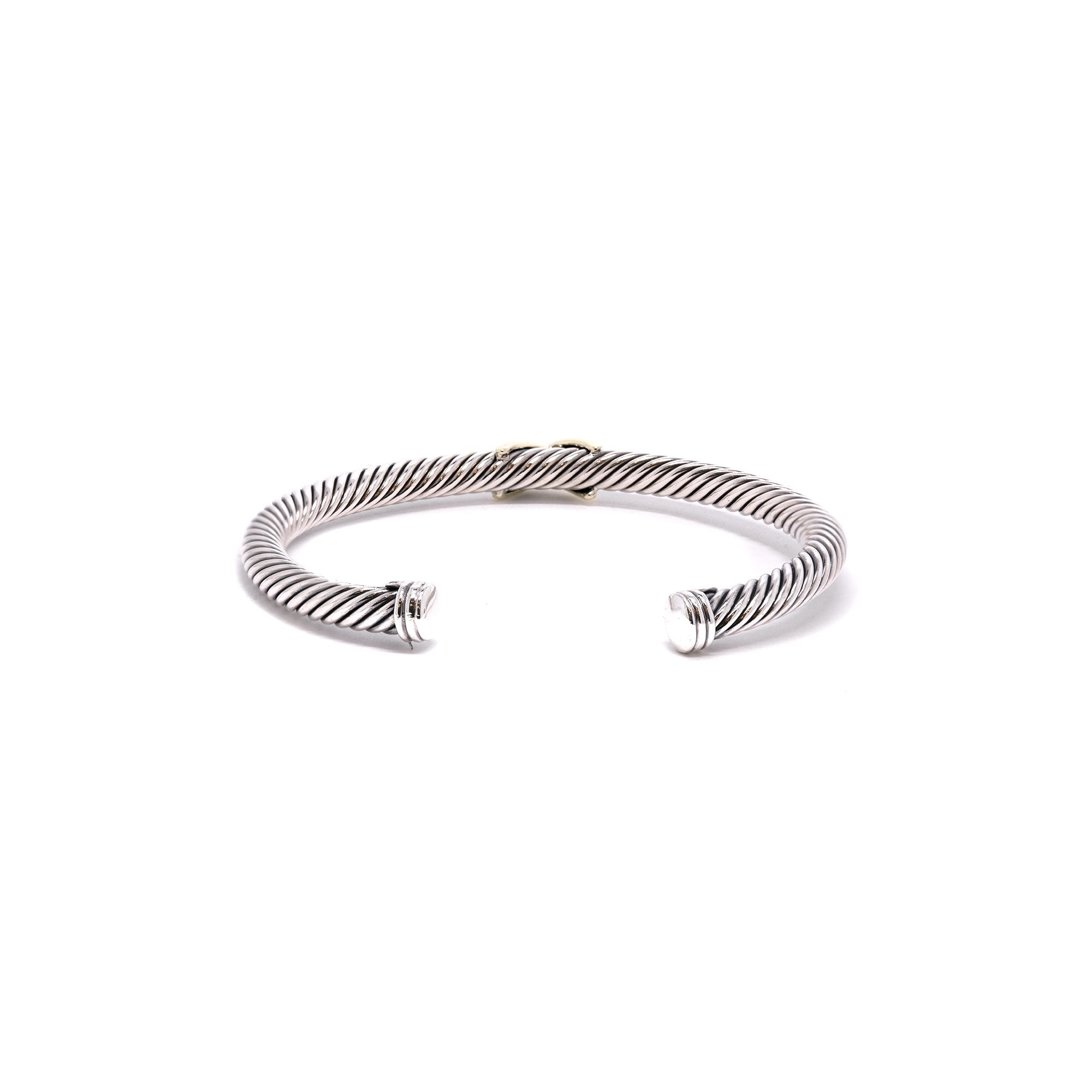 David Yurman Two-Tone X Station Bracelet