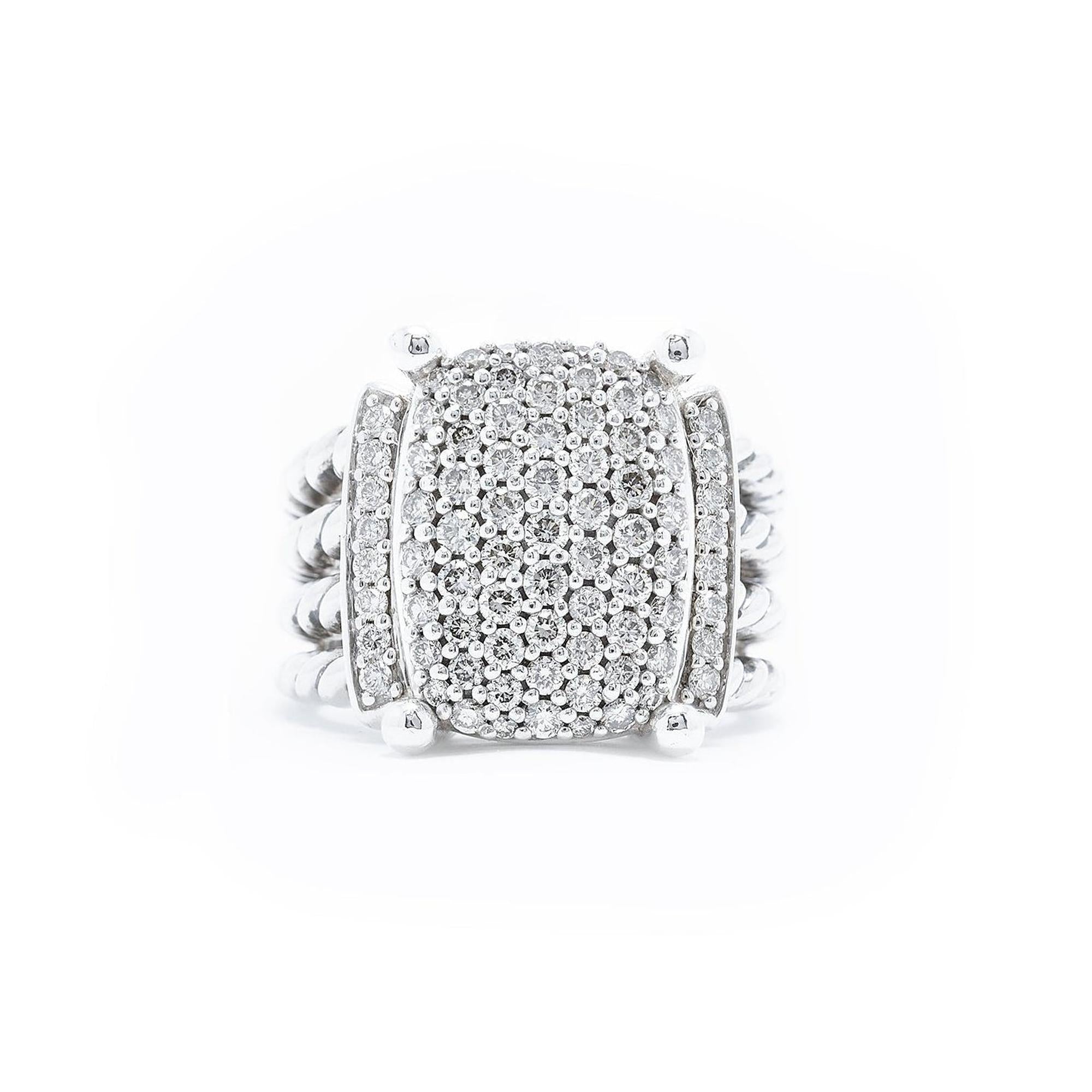 David Yurman Wheaton Ring with Diamonds