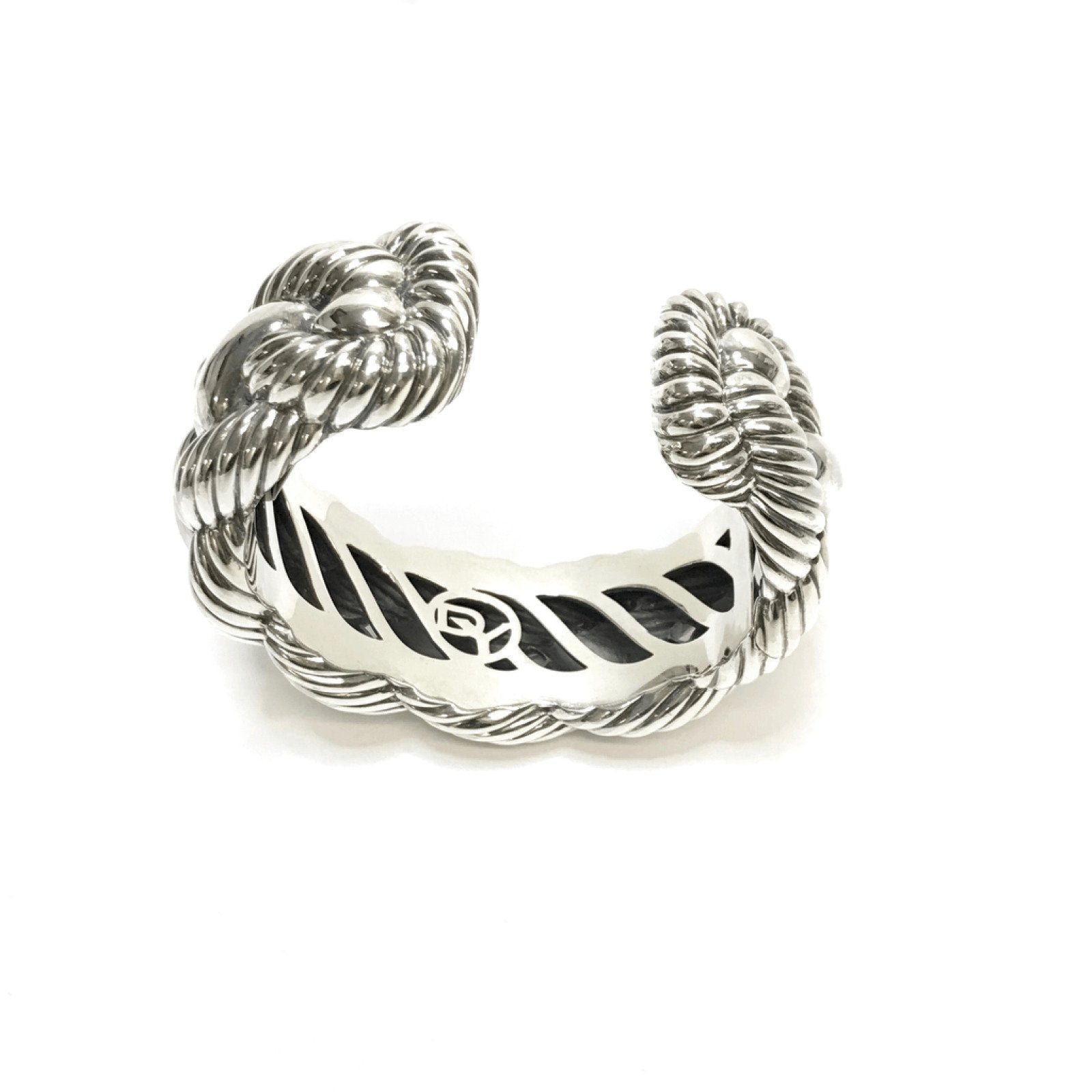 David Yurman Wide Woven Cable Cuff Bracelet