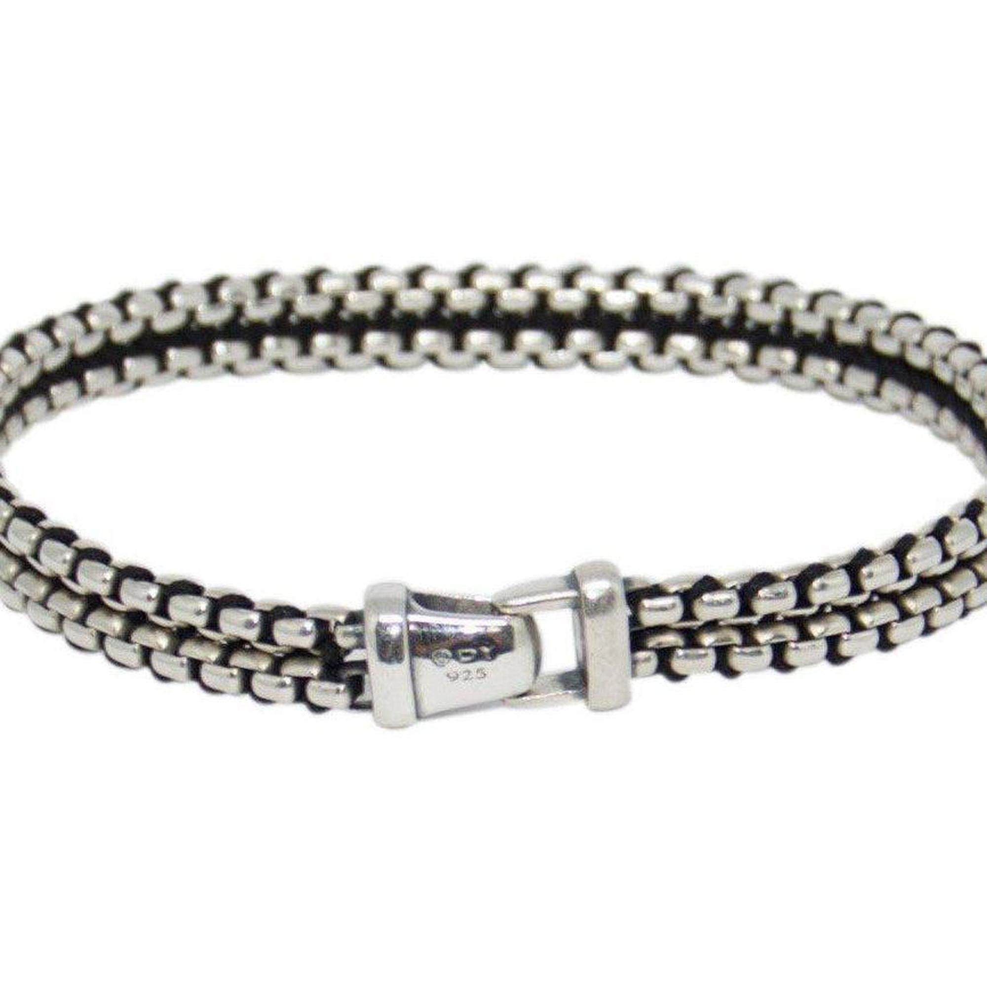 David Yurman Woven Box Chain Bracelet