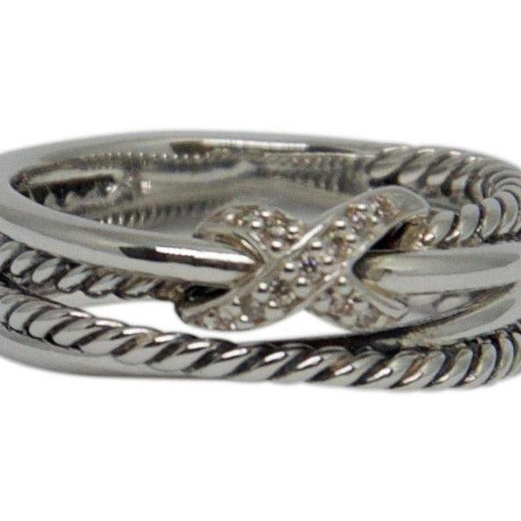 David Yurman X Collection Ring with Diamonds