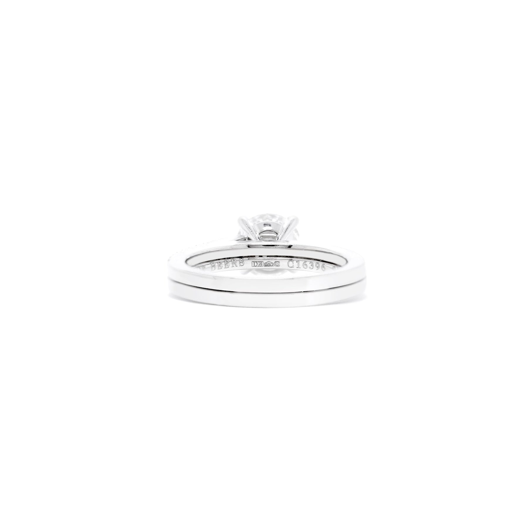 De Beers Diamond Engagement Ring w/ Box & GIA Cert