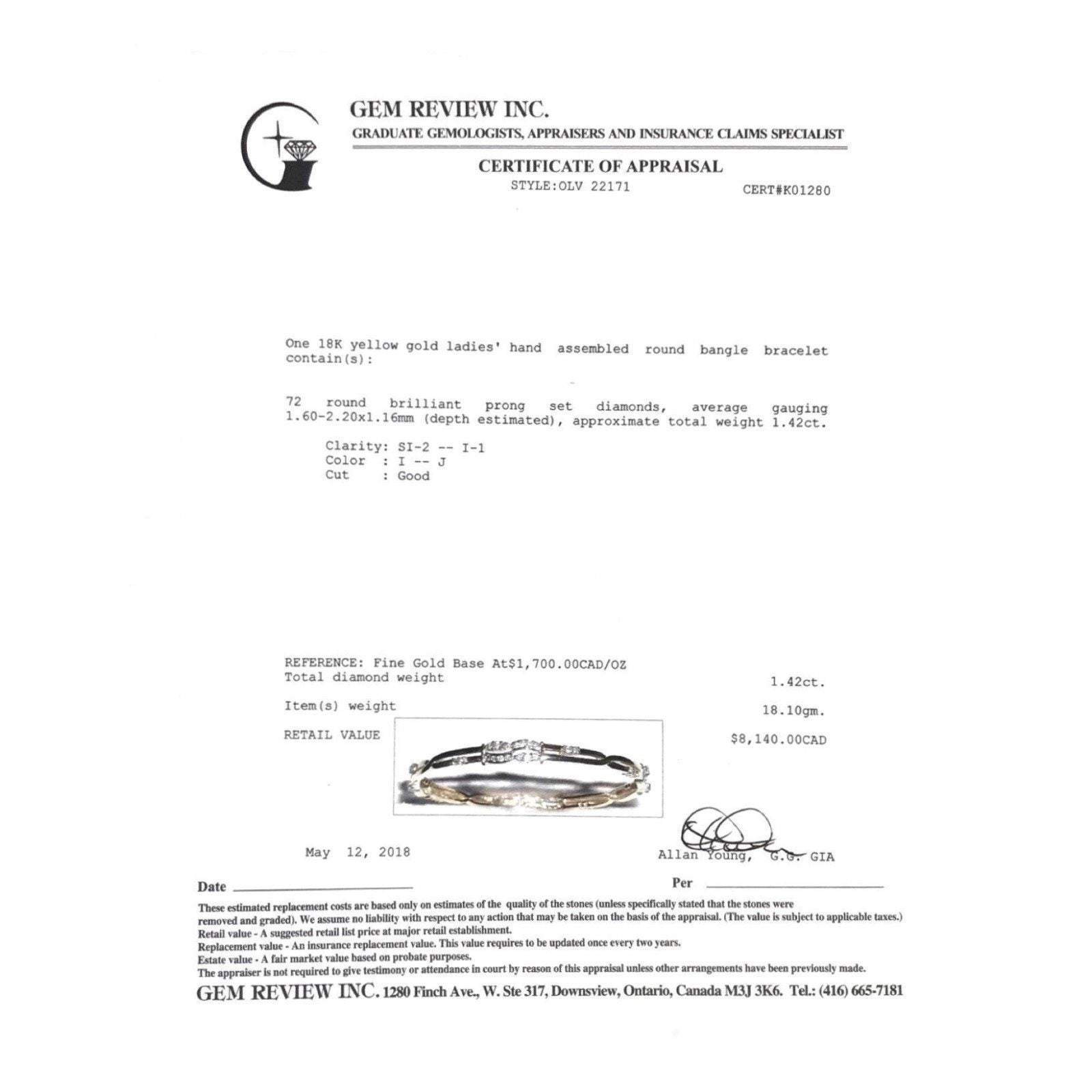 Diamond Bangle Bracelet