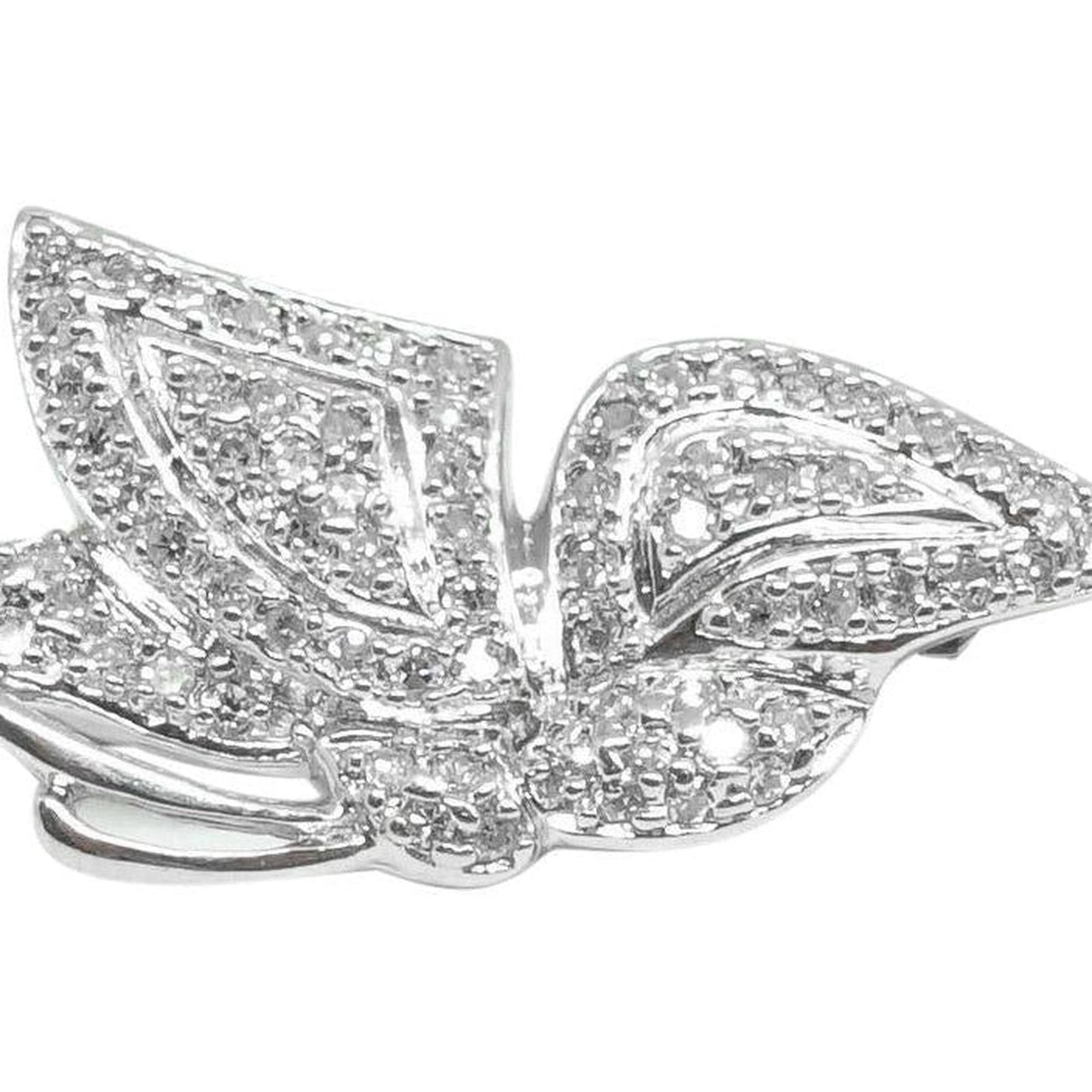 Diamond Butterfly Brooch