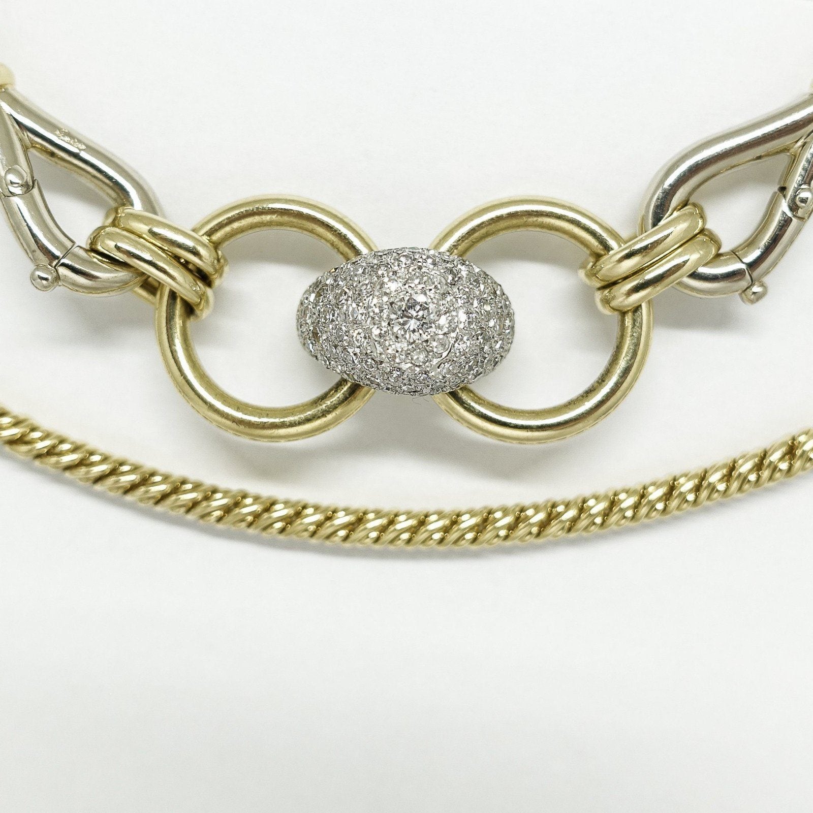 Diamond Clasp Necklace
