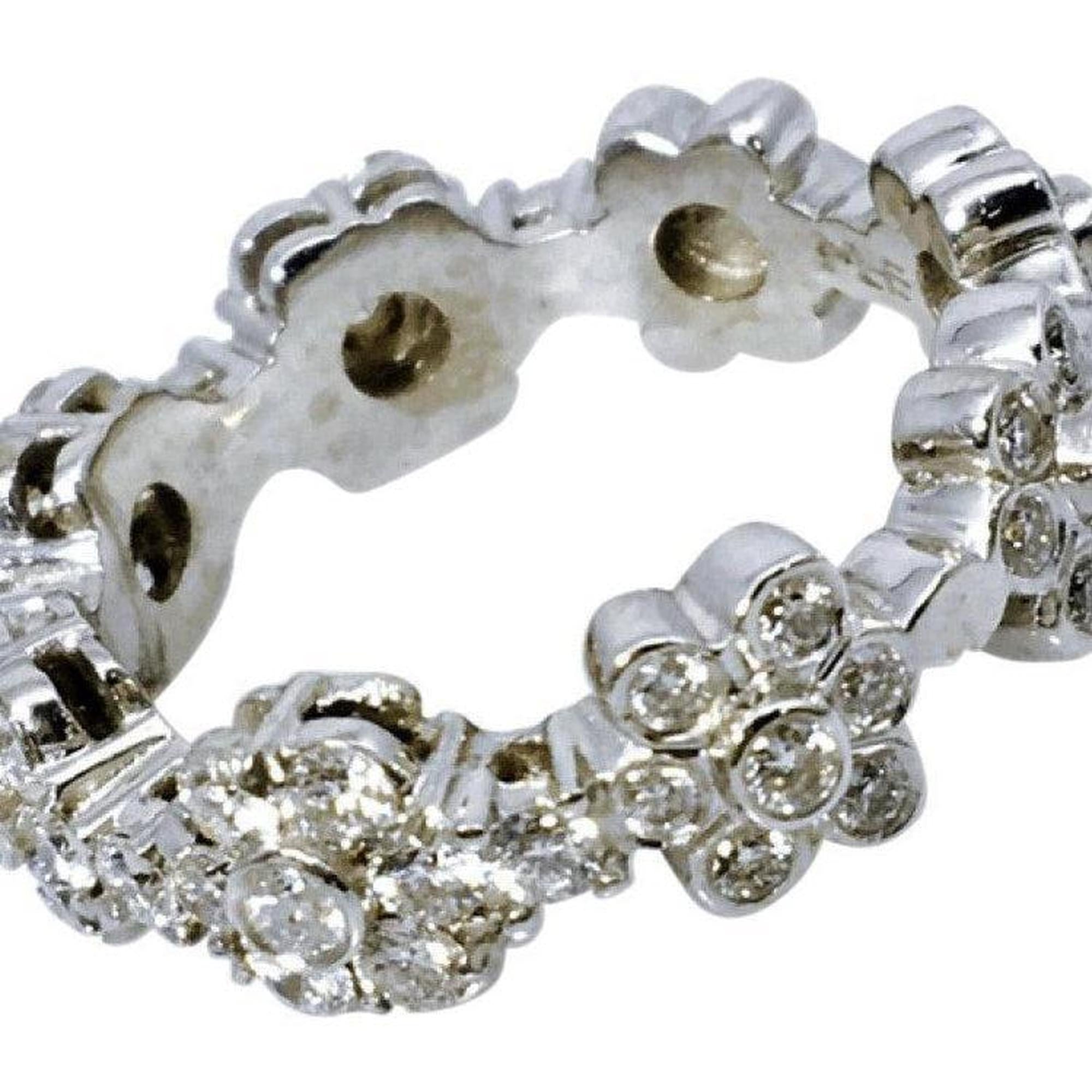Diamond Cluster Eternity Band