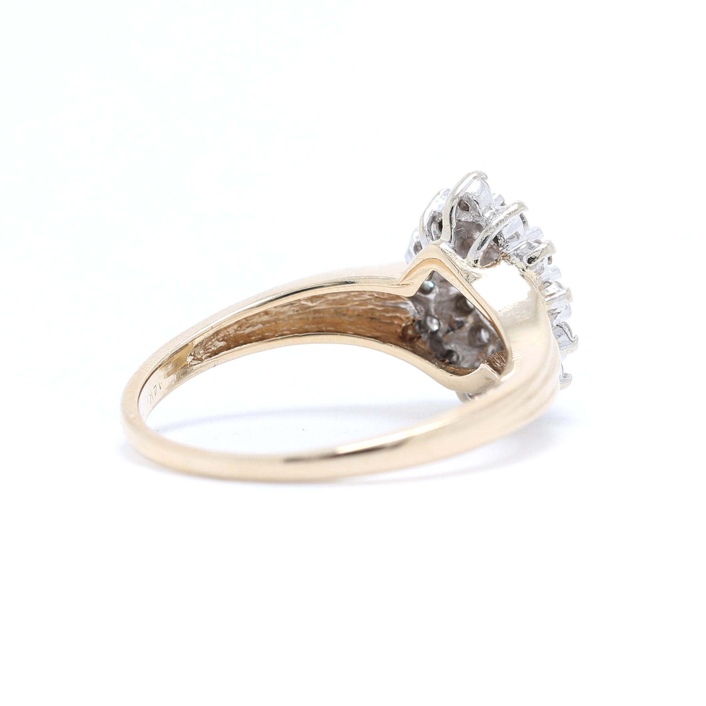 Diamond Cluster Ring