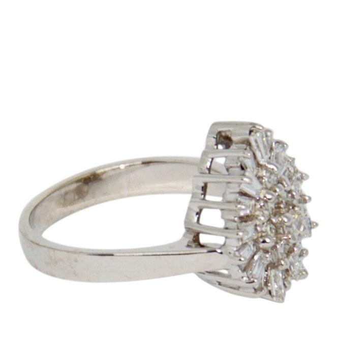 Diamond Cluster Ring