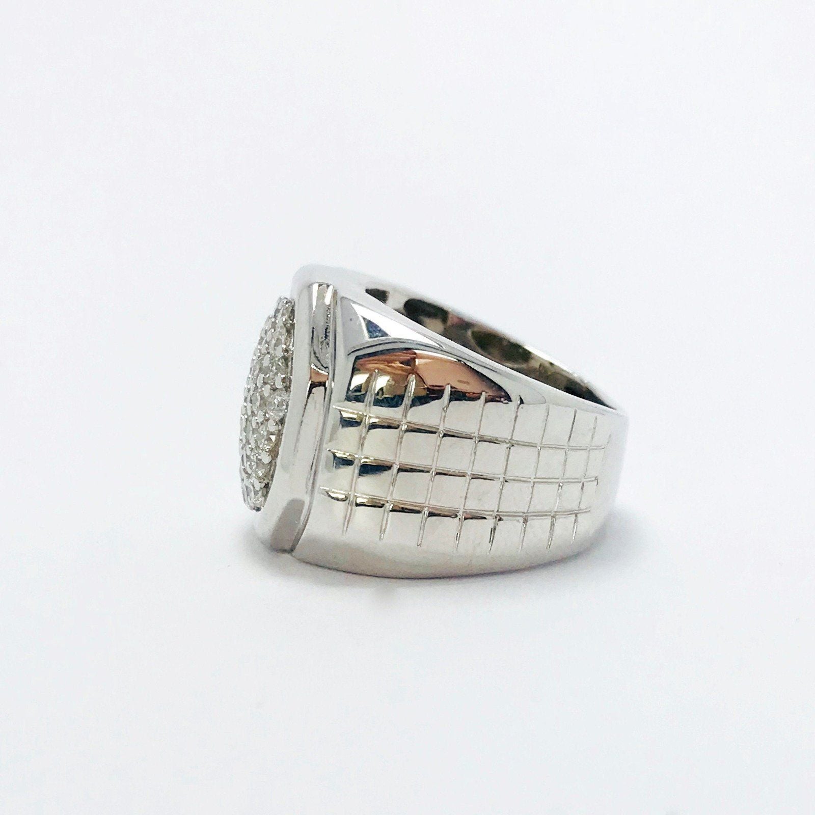 Diamond Cluster Ring