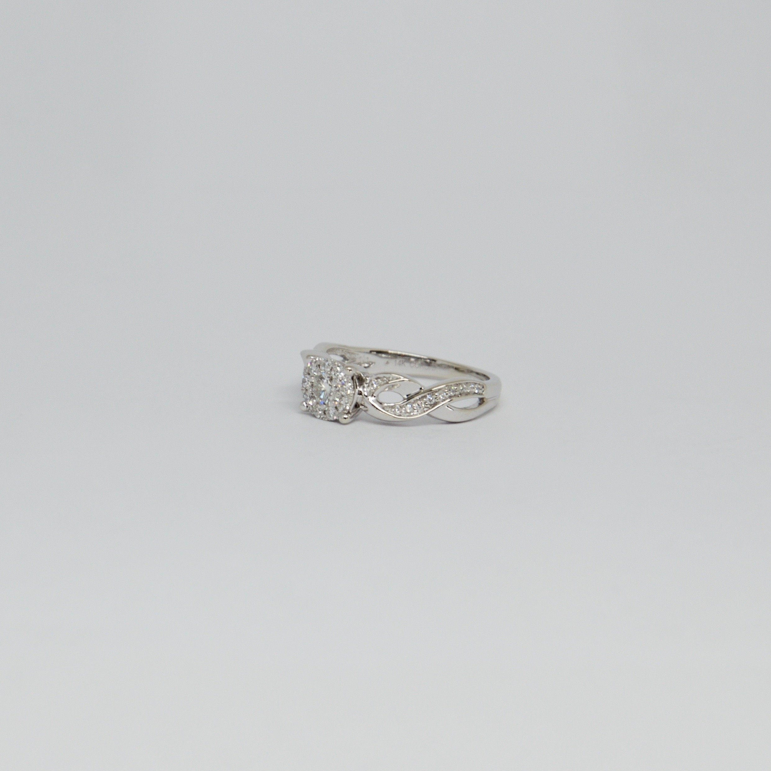 Diamond Cluster Ring