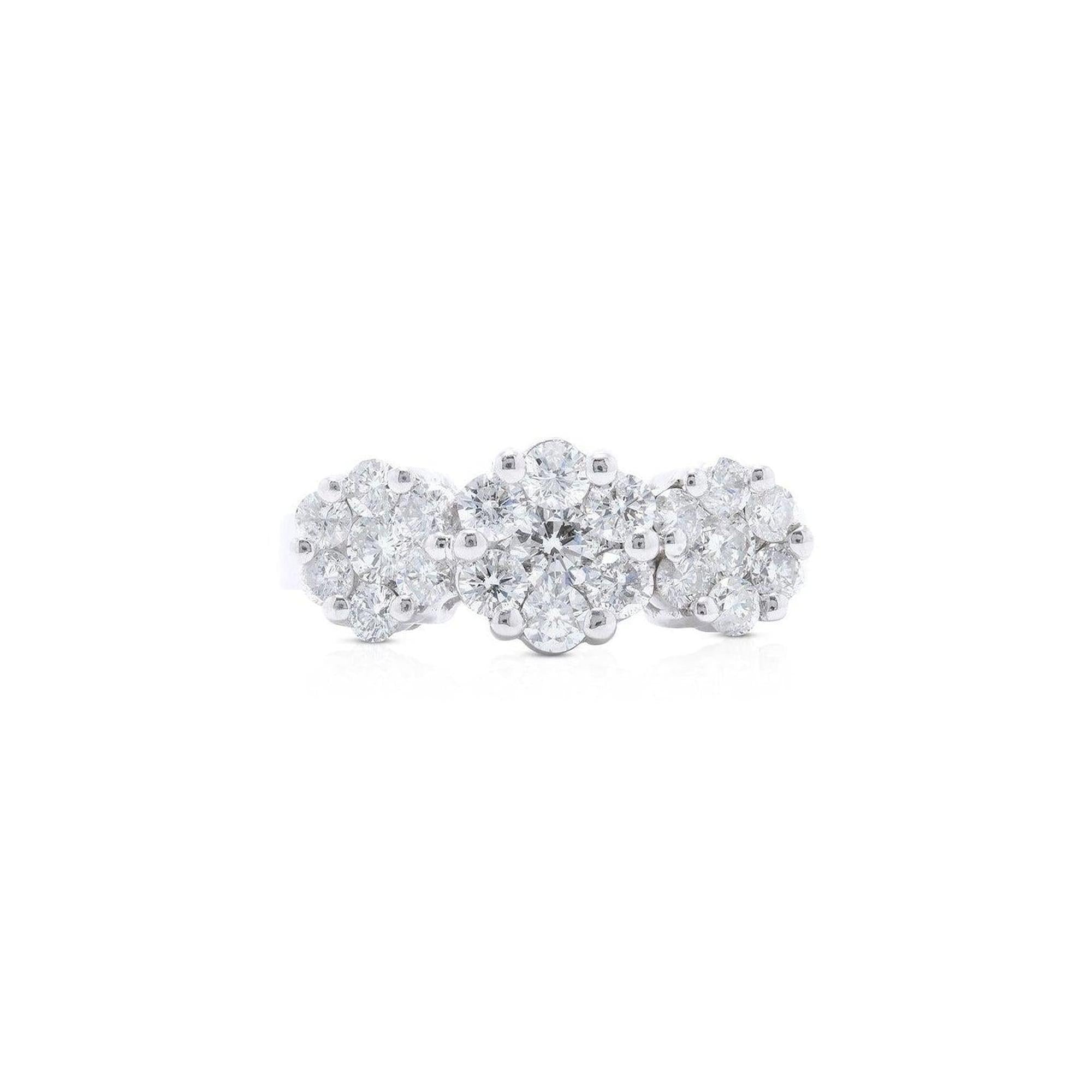 Diamond Cluster Ring