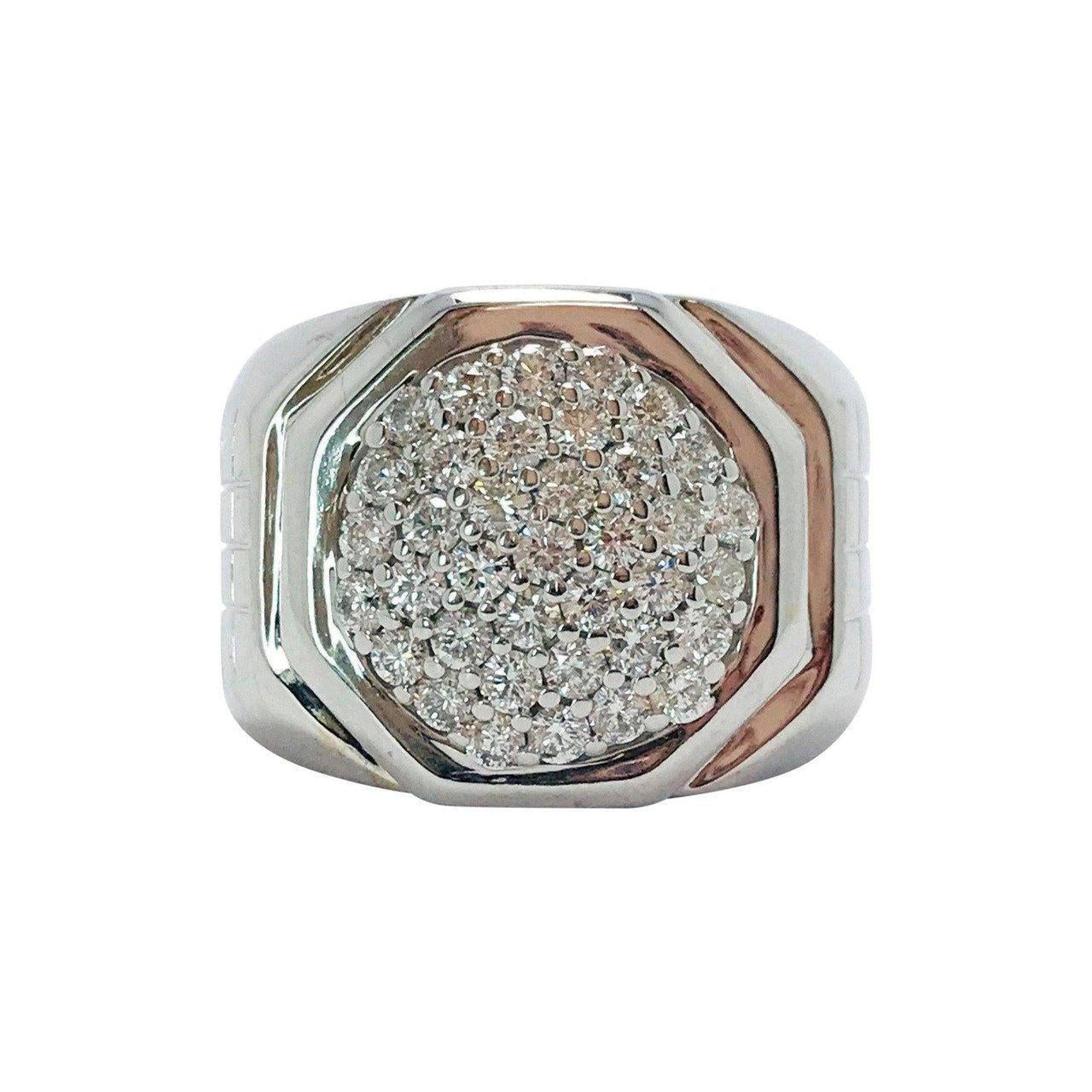 Diamond Cluster Ring