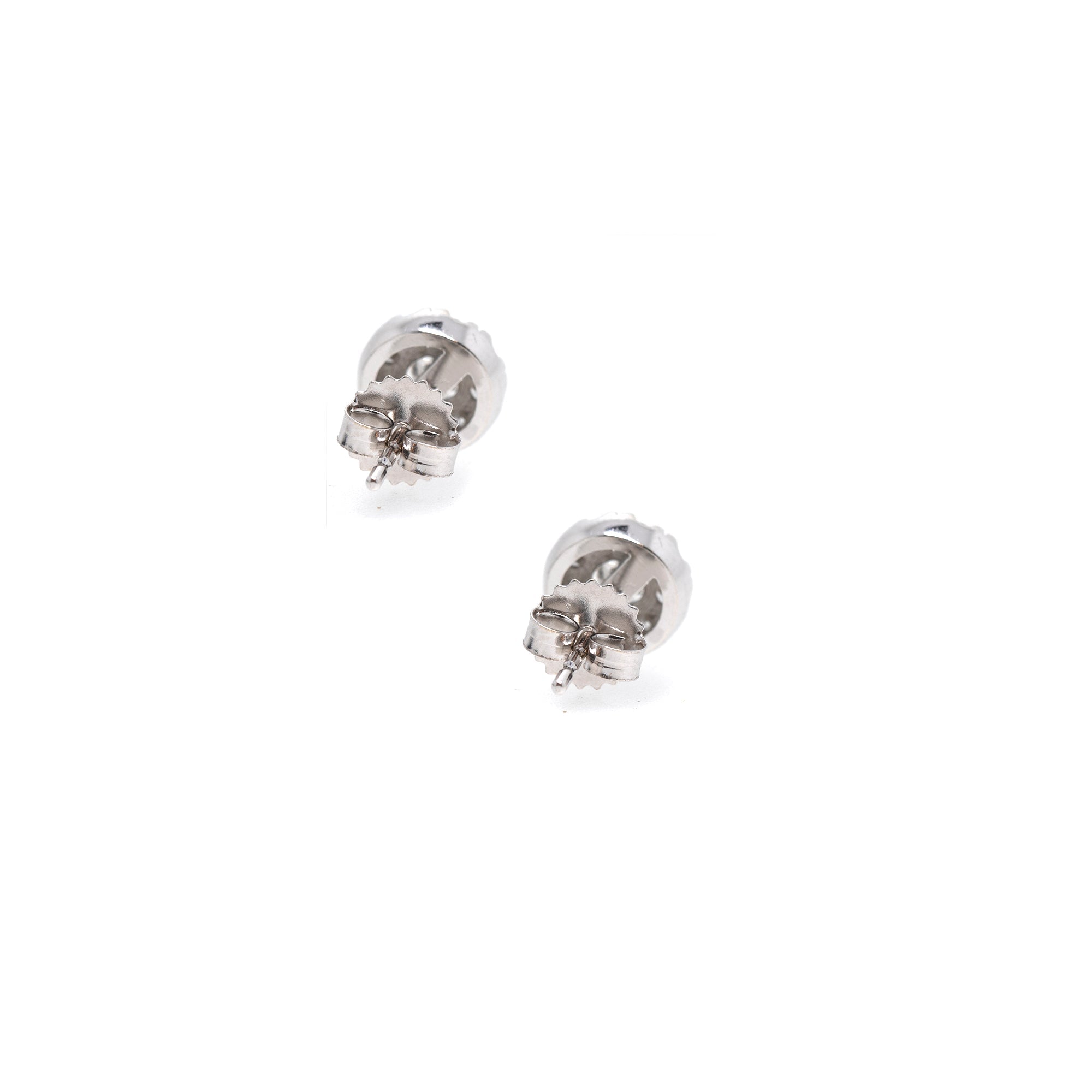 Diamond Cluster Stud Earrings