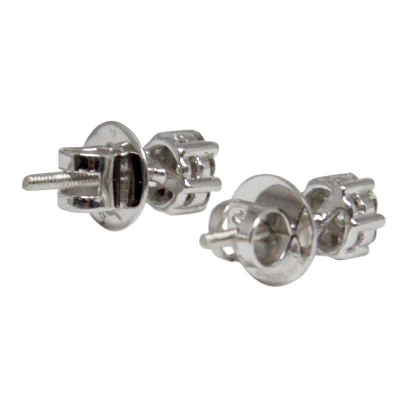 Diamond Cluster Stud Earrings