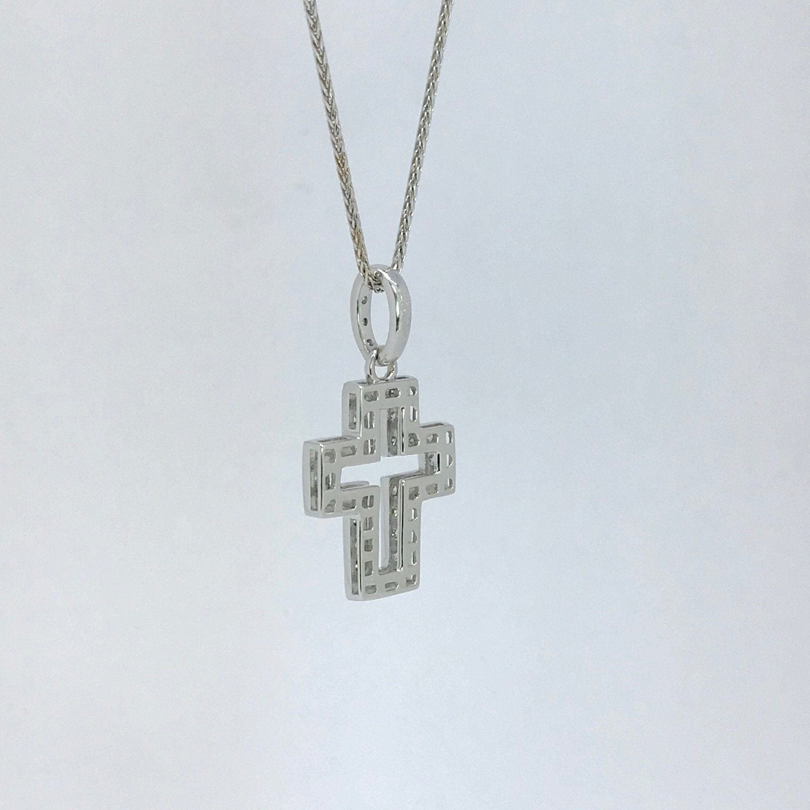 Diamond Cross Pendant Necklace