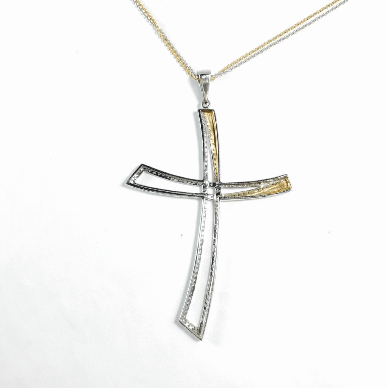 Diamond Cross Pendant Necklace