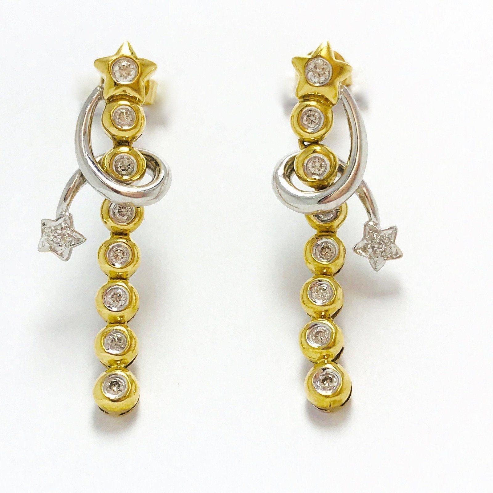 Diamond Drop Earrings