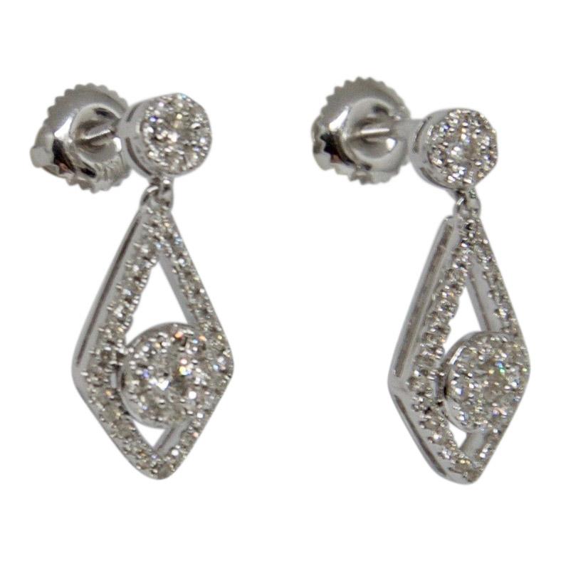 Diamond Drop Earrings