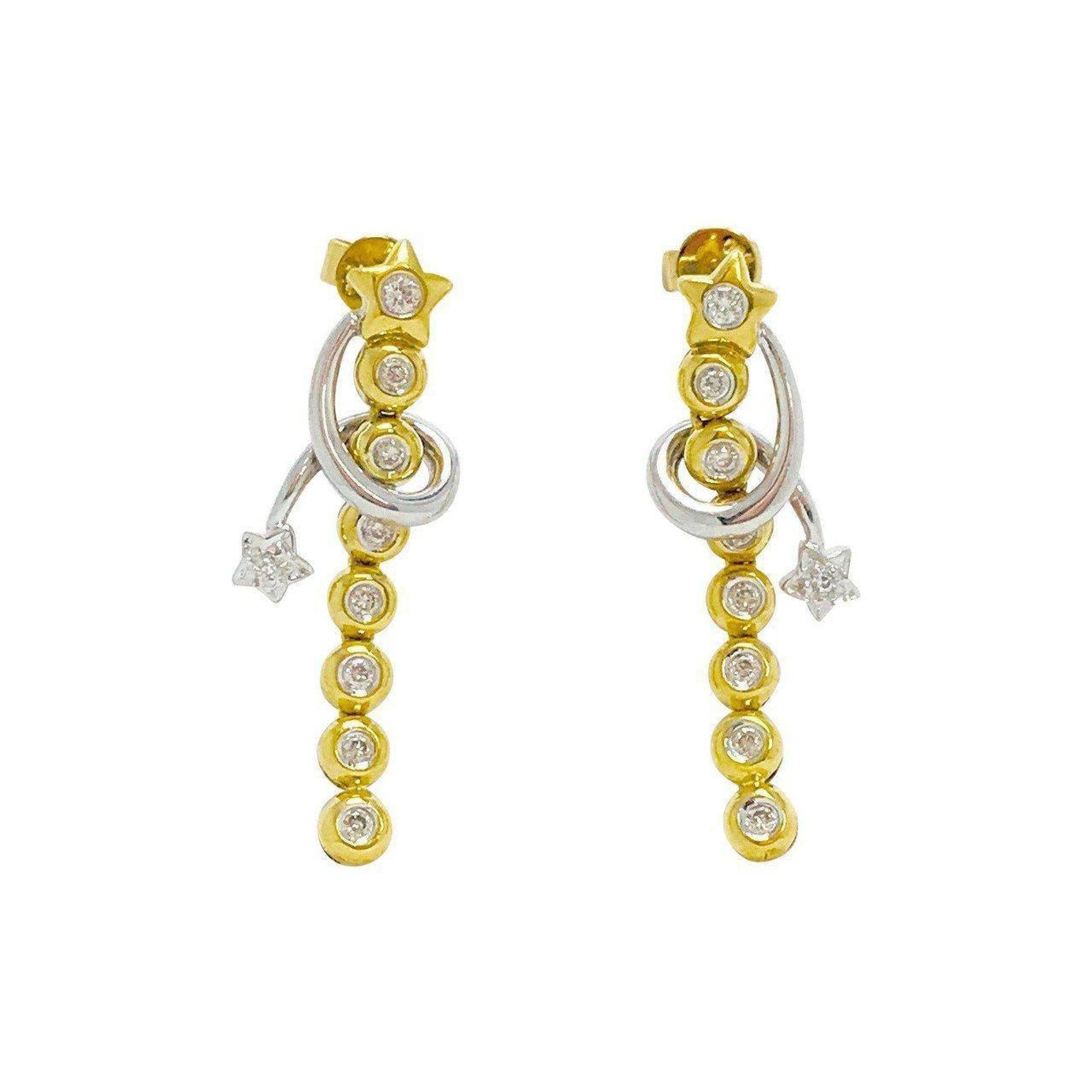 Diamond Drop Earrings
