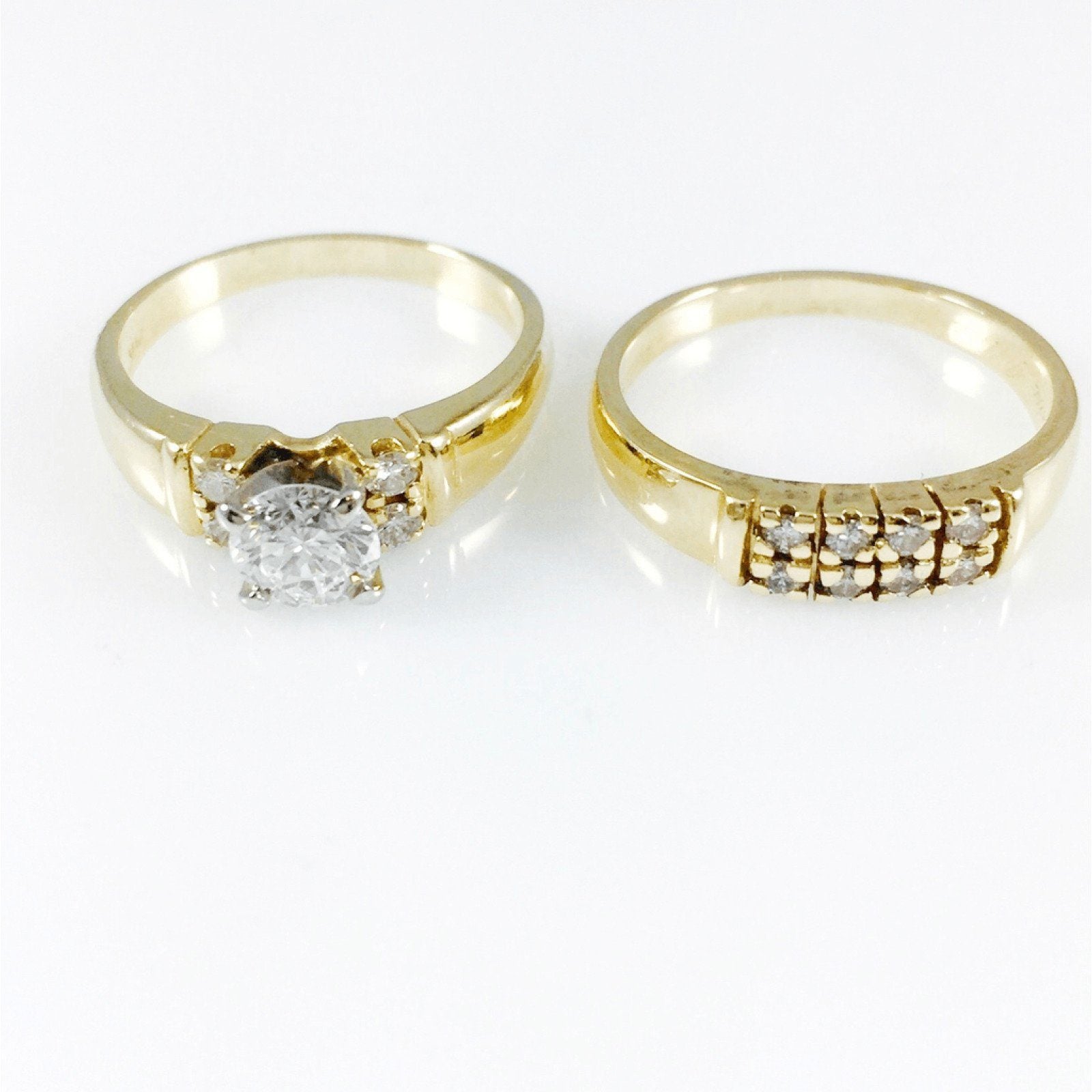 Diamond Engagement Ring Set