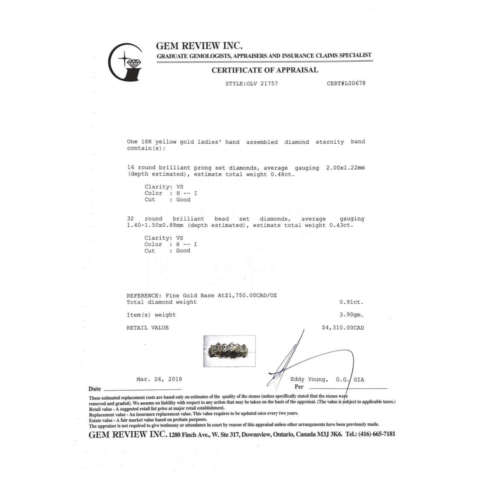 Diamond Eternity Band Ring