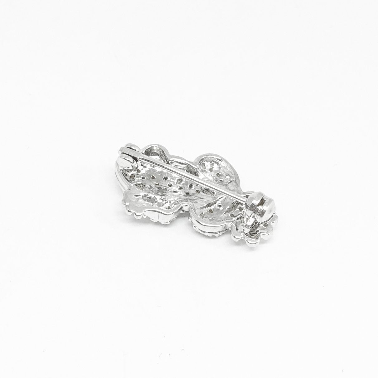 Diamond Frog Brooch
