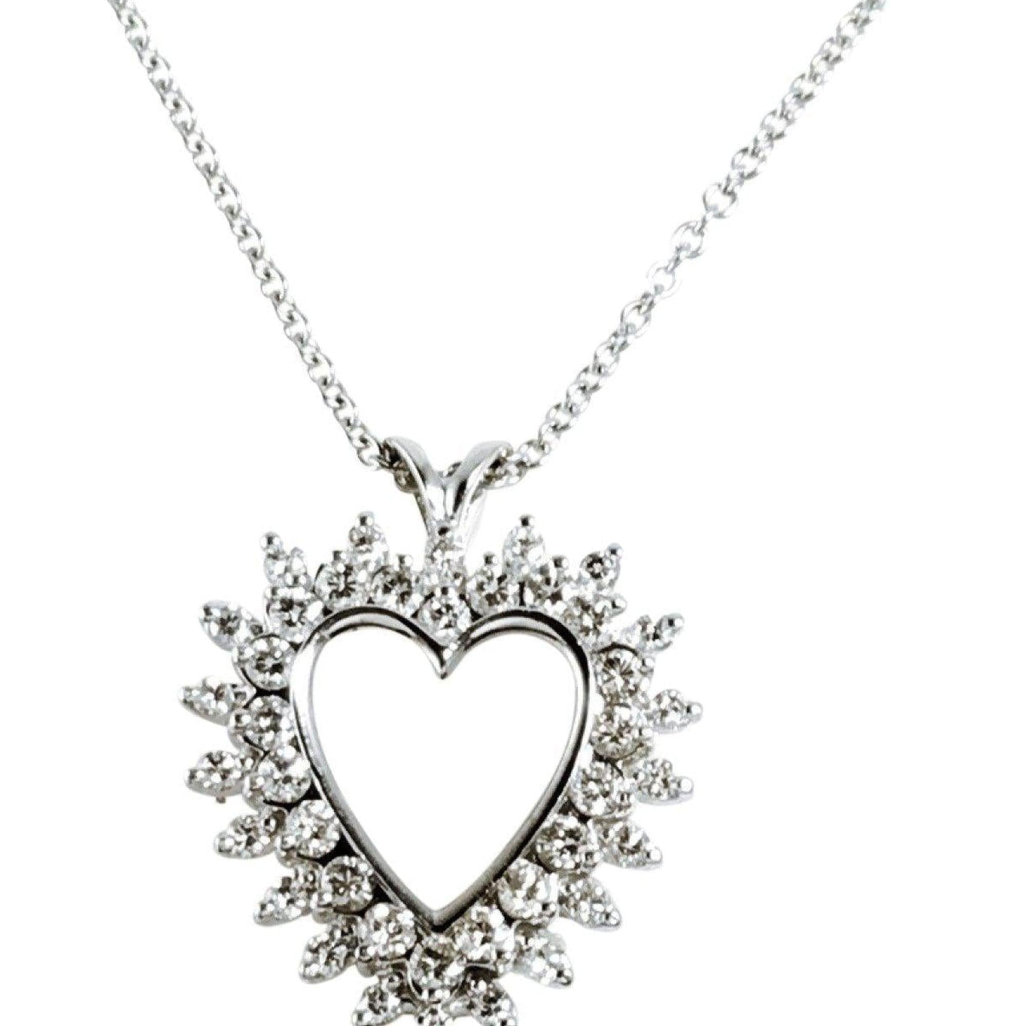 Diamond Heart Pendant Necklace