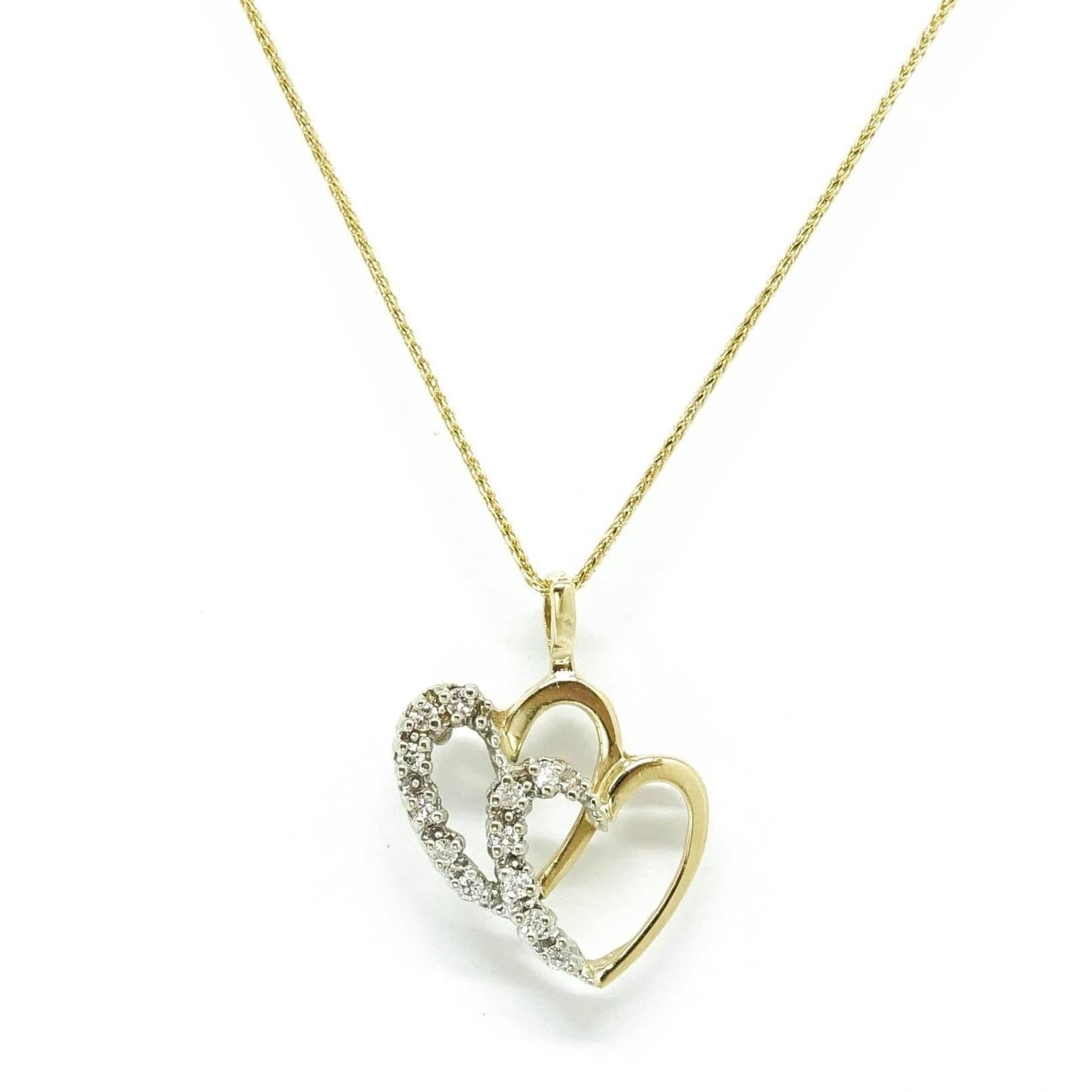 Diamond Heart Pendant Necklace