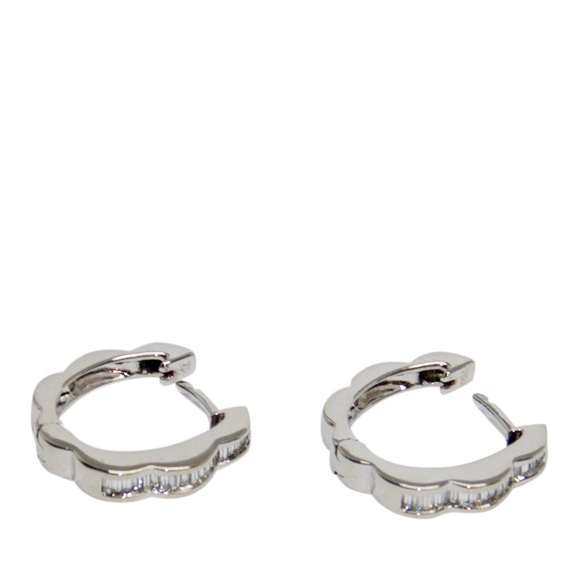 Diamond Hoop Earrings