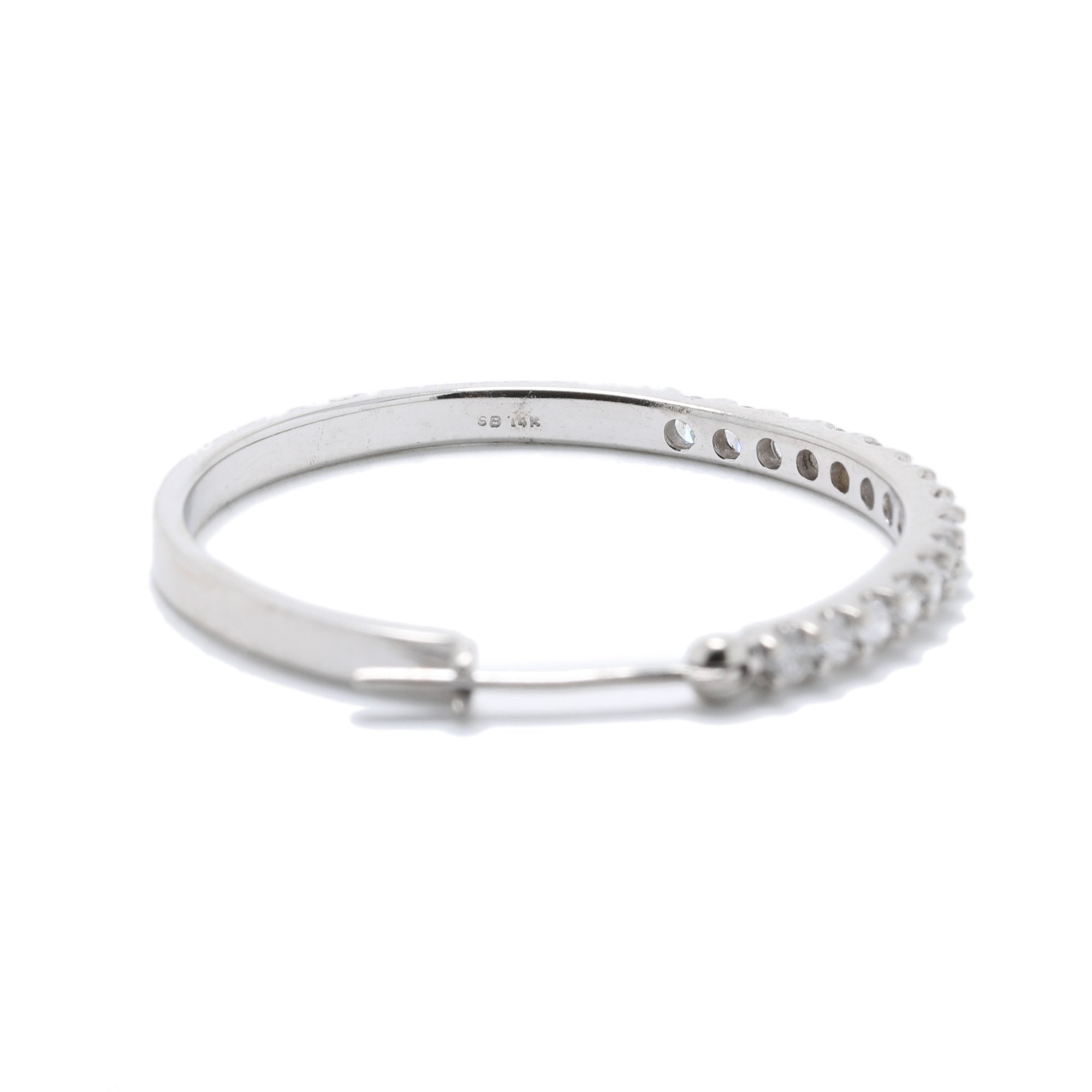 Diamond Hoop Earrings