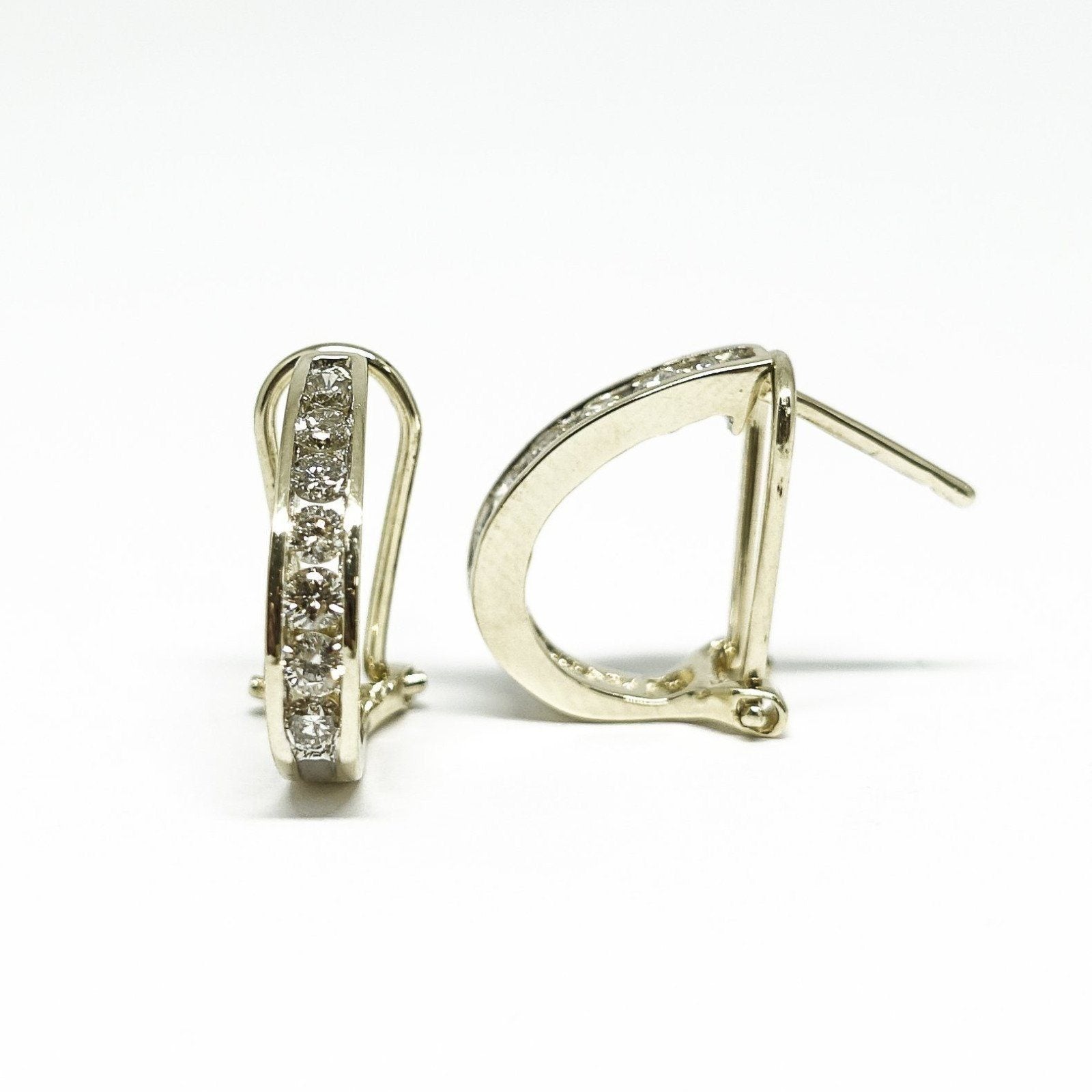 Diamond Hoop Earrings